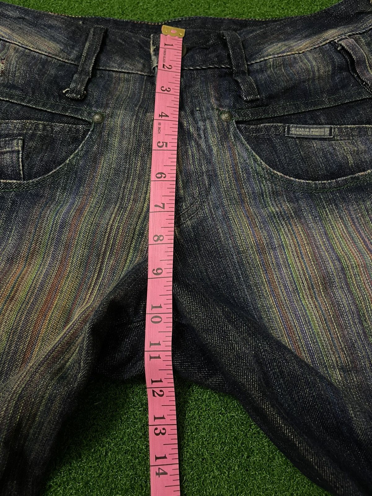 Marithe + Francois Girbaud × Vintage Le Jean de Marithe Francois Girbaud 90’s Short Jeans Size US 31 - 15 Thumbnail