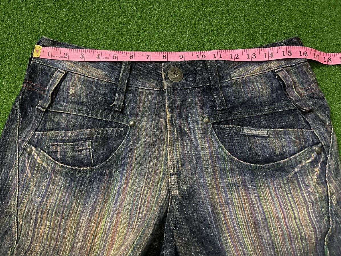 Marithe + Francois Girbaud × Vintage Le Jean de Marithe Francois Girbaud 90’s Short Jeans Size US 31 - 12 Thumbnail