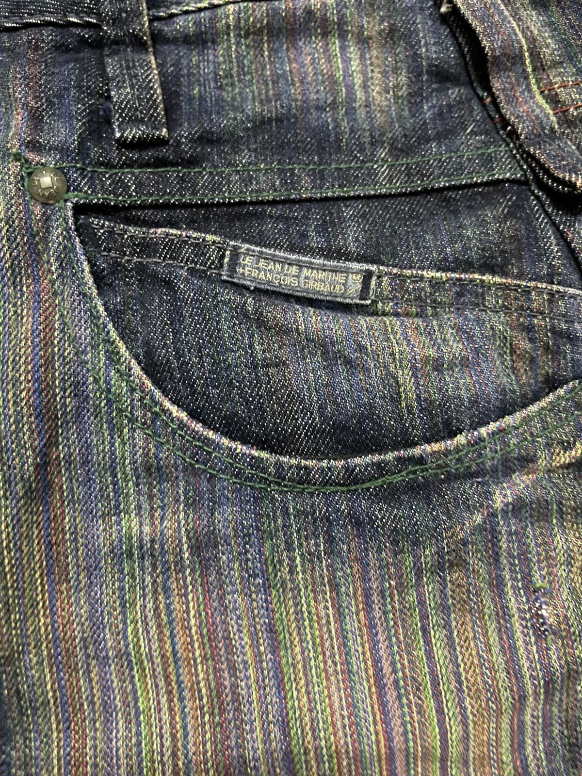 Marithe + Francois Girbaud × Vintage Le Jean de Marithe Francois Girbaud 90’s Short Jeans Size US 31 - 2 Thumbnail