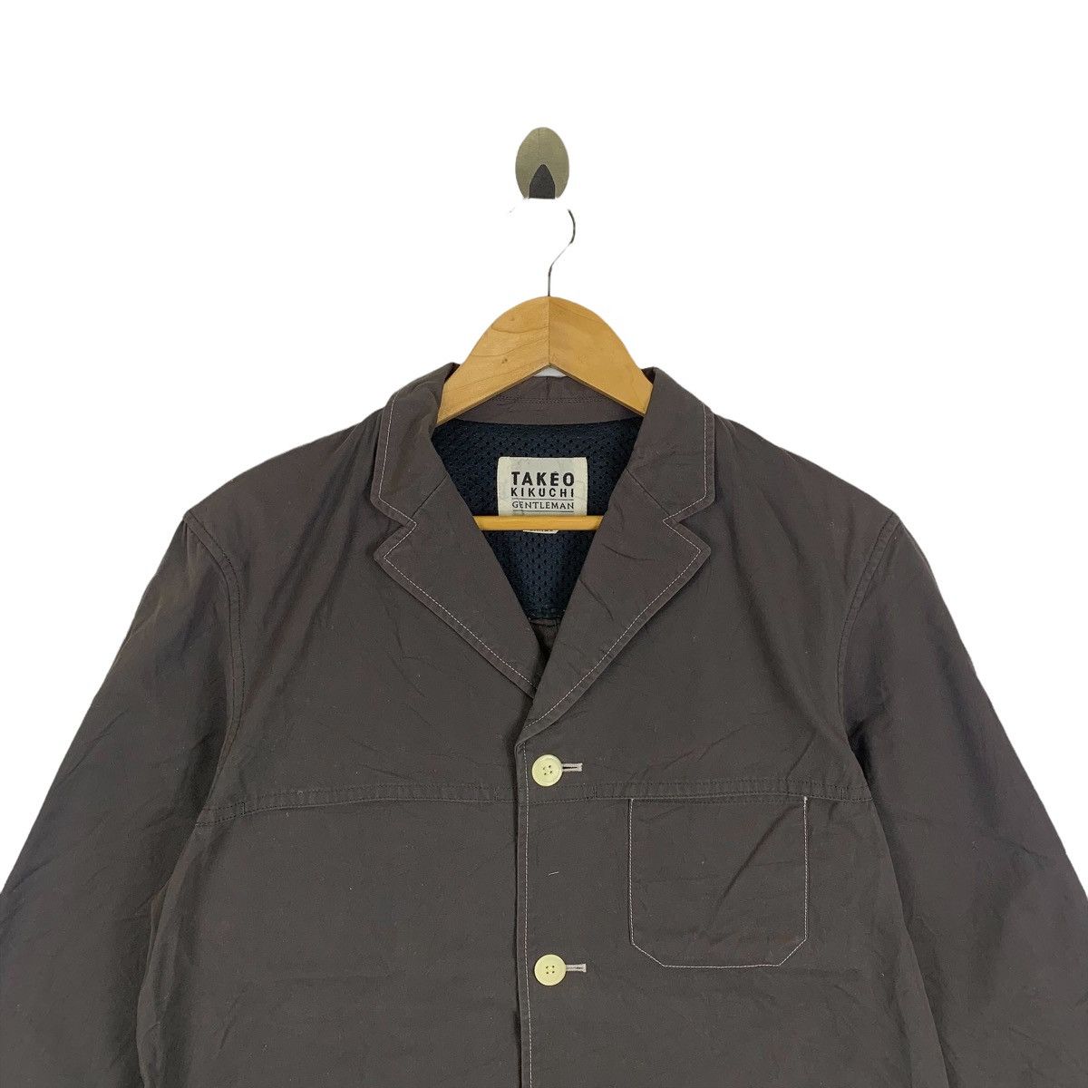 Japanese Brand × Takeo Kikuchi × Vintage Vintage TAKEO KIKUCHI Gentleman Japanese Brand Coats Jacket Size L / US 10 / IT 46 - 5 Thumbnail