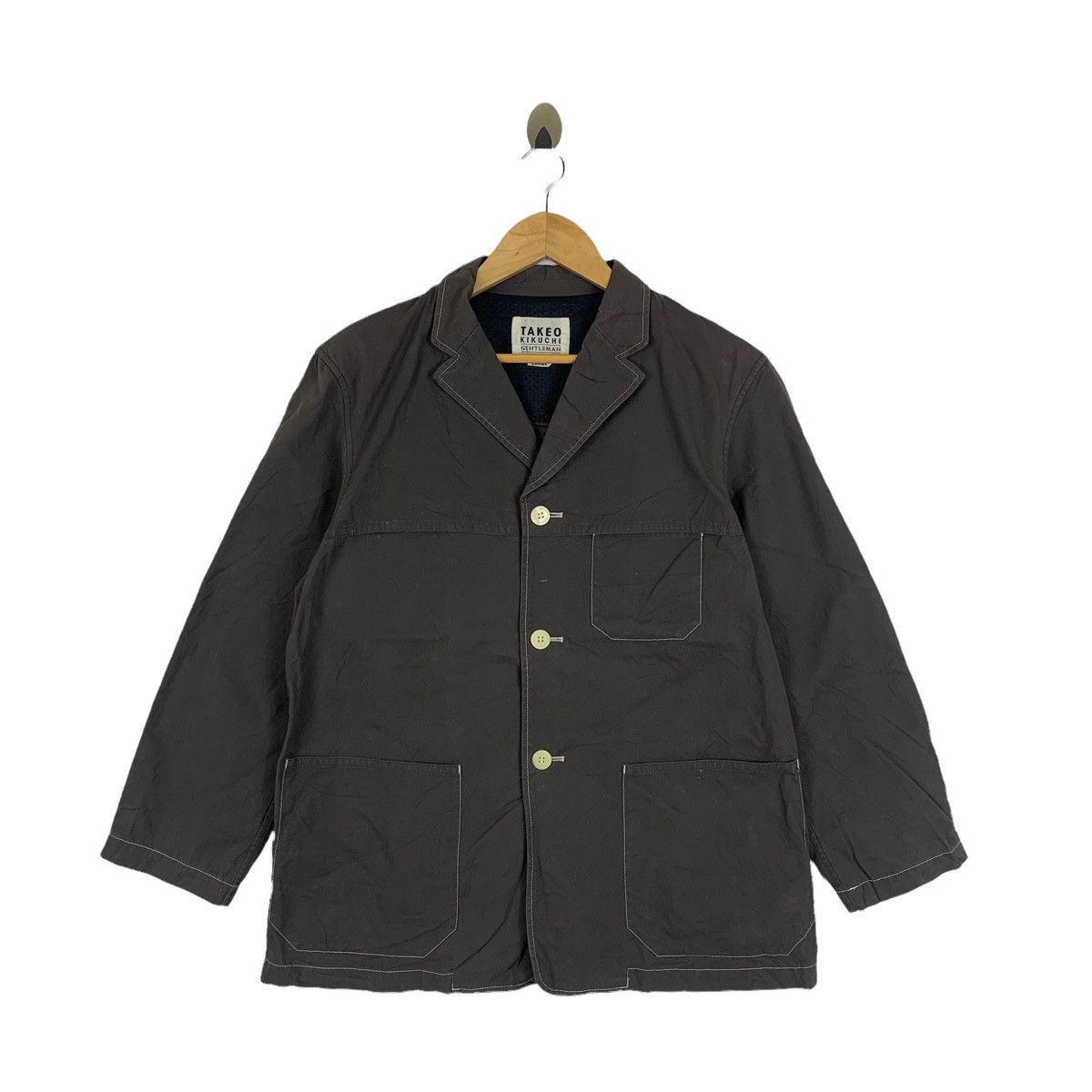 Vintage TAKEO KIKUCHI Gentleman Japanese Brand Coats Jacket