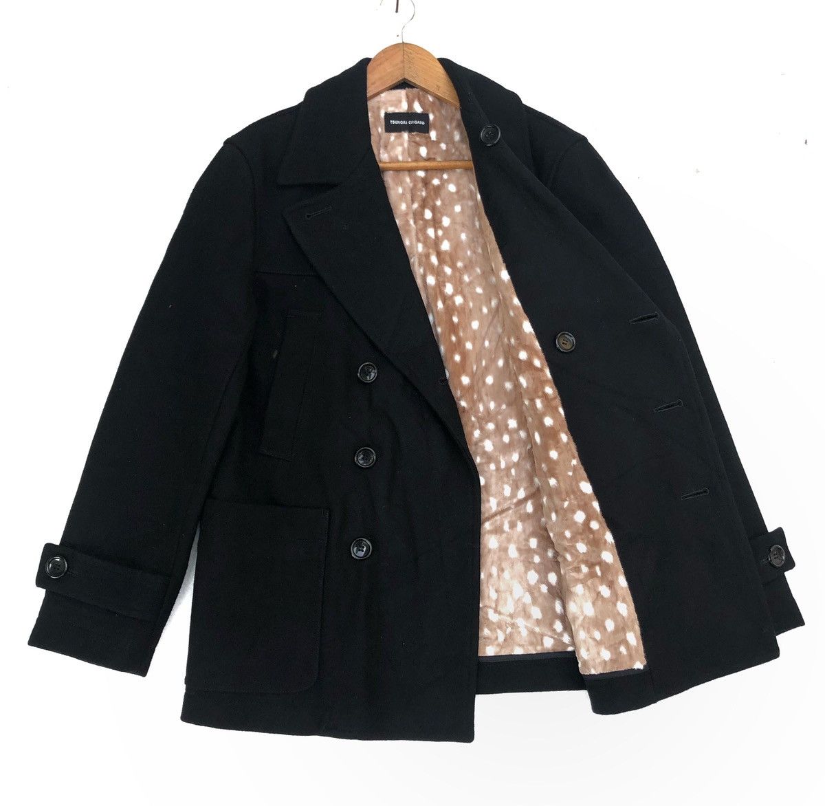 🔥TSUMORI CHISATO Double Breasted Button Coat Jacket