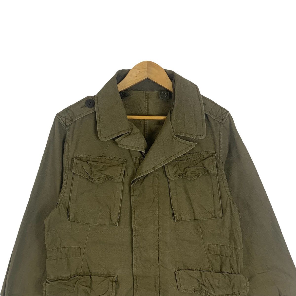 Japanese Brand × Vintage BACK NUMBER Japanese Brand Double Pocket Army Design Jacket Size US M / EU 48-50 / 2 - 5 Thumbnail