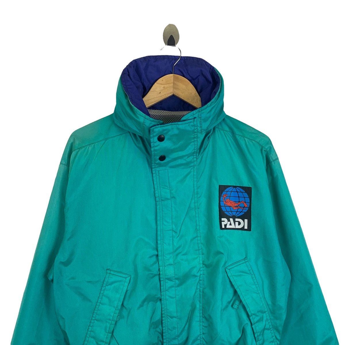 Vintage PADI Gear Scuba Driving Snorkeling Sportswear Bomber Jacket Size US L / EU 52-54 / 3 - 5 Thumbnail