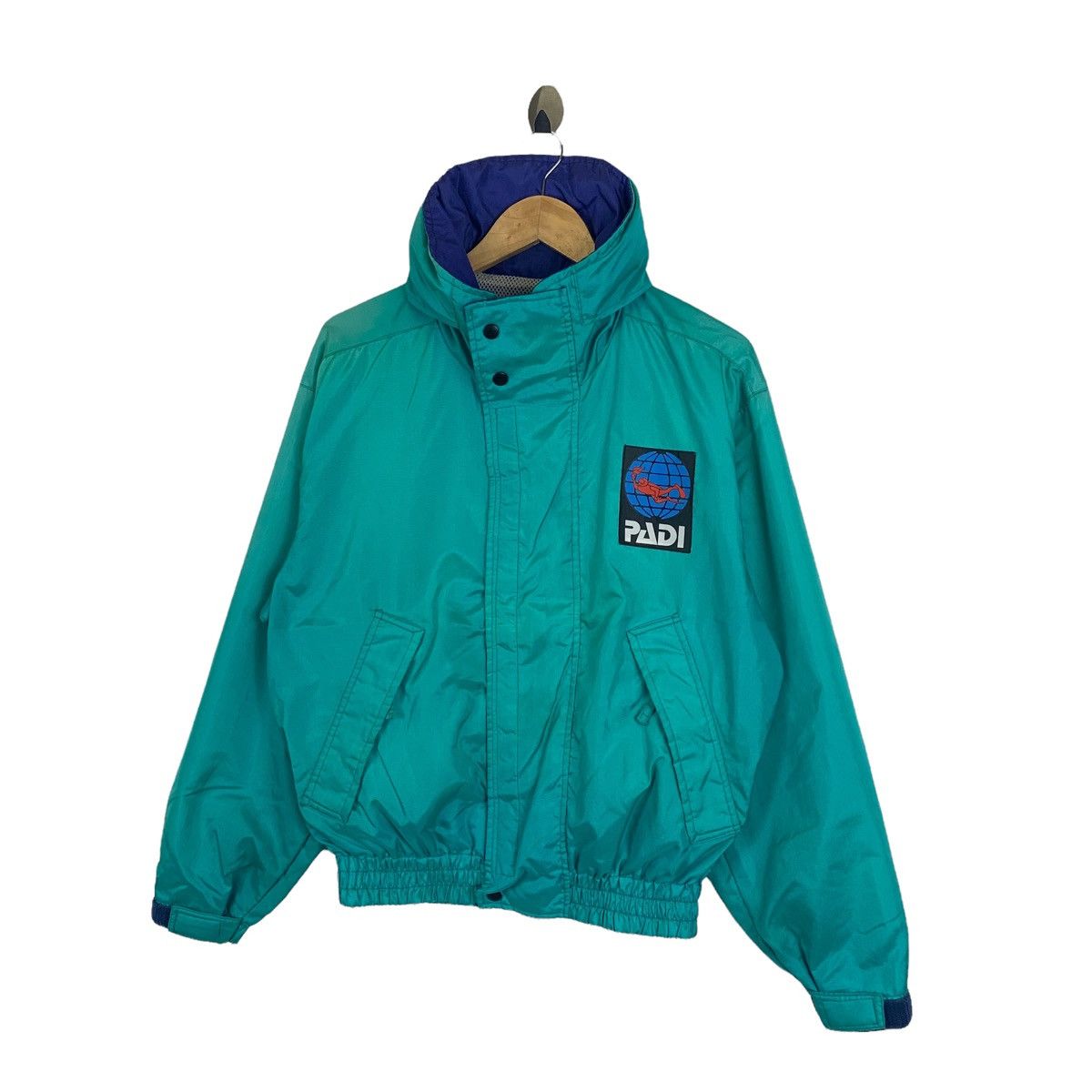 Vintage PADI Gear Scuba Driving Snorkeling Sportswear Bomber Jacket Size US L / EU 52-54 / 3 - 4 Thumbnail