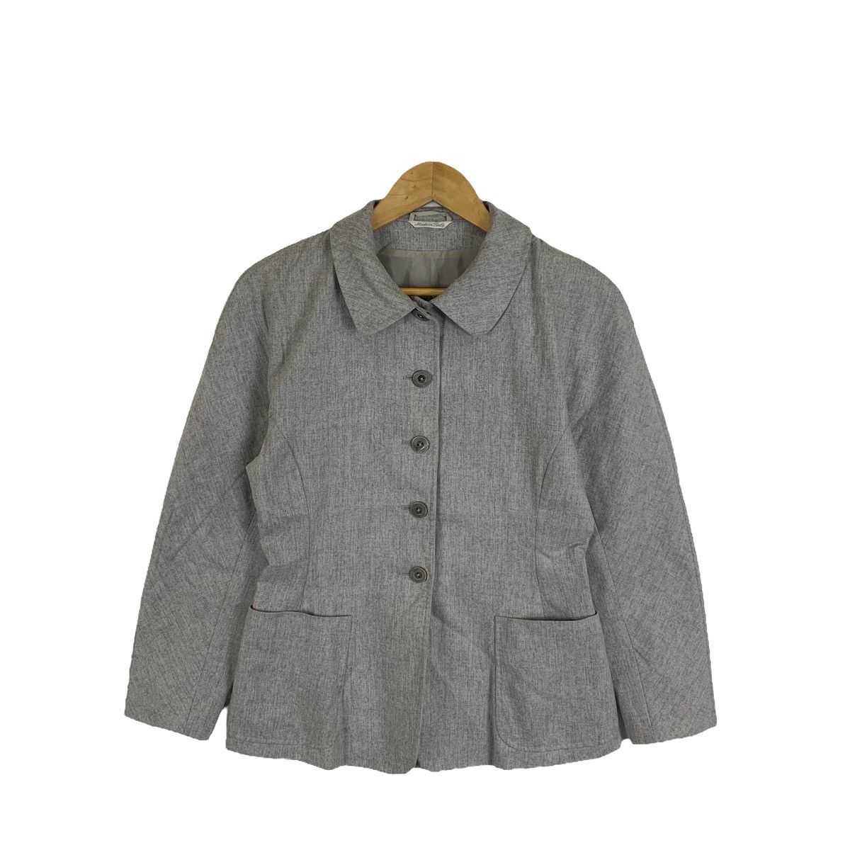 MAX MARA Italian Fashion Designer Wool Blazer Coats Jacket