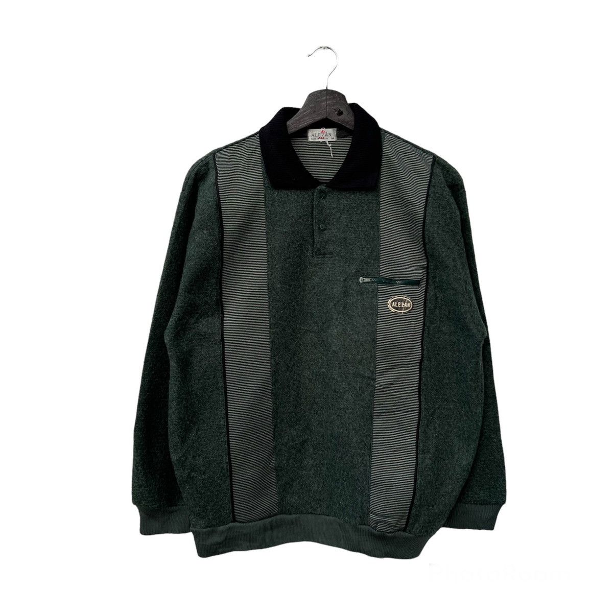 Japanese Brand VINTAGE ALEZAN COLLAR SWEATSHIRT RARE STYLE Size US M / EU 48-50 / 2 - 1 Thumbnail