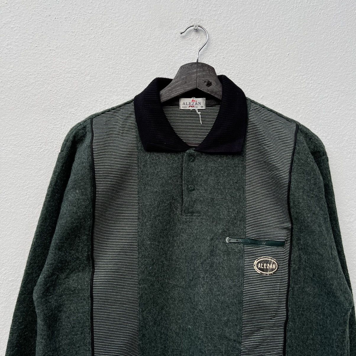 Japanese Brand VINTAGE ALEZAN COLLAR SWEATSHIRT RARE STYLE Size US M / EU 48-50 / 2 - 3 Thumbnail