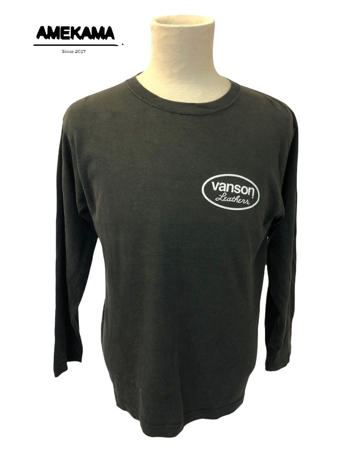 Vanson Leathers Vintage Vanson Leather Big Logo Longsleeve shirts Size US M / EU 48-50 / 2 - 2 Thumbnail