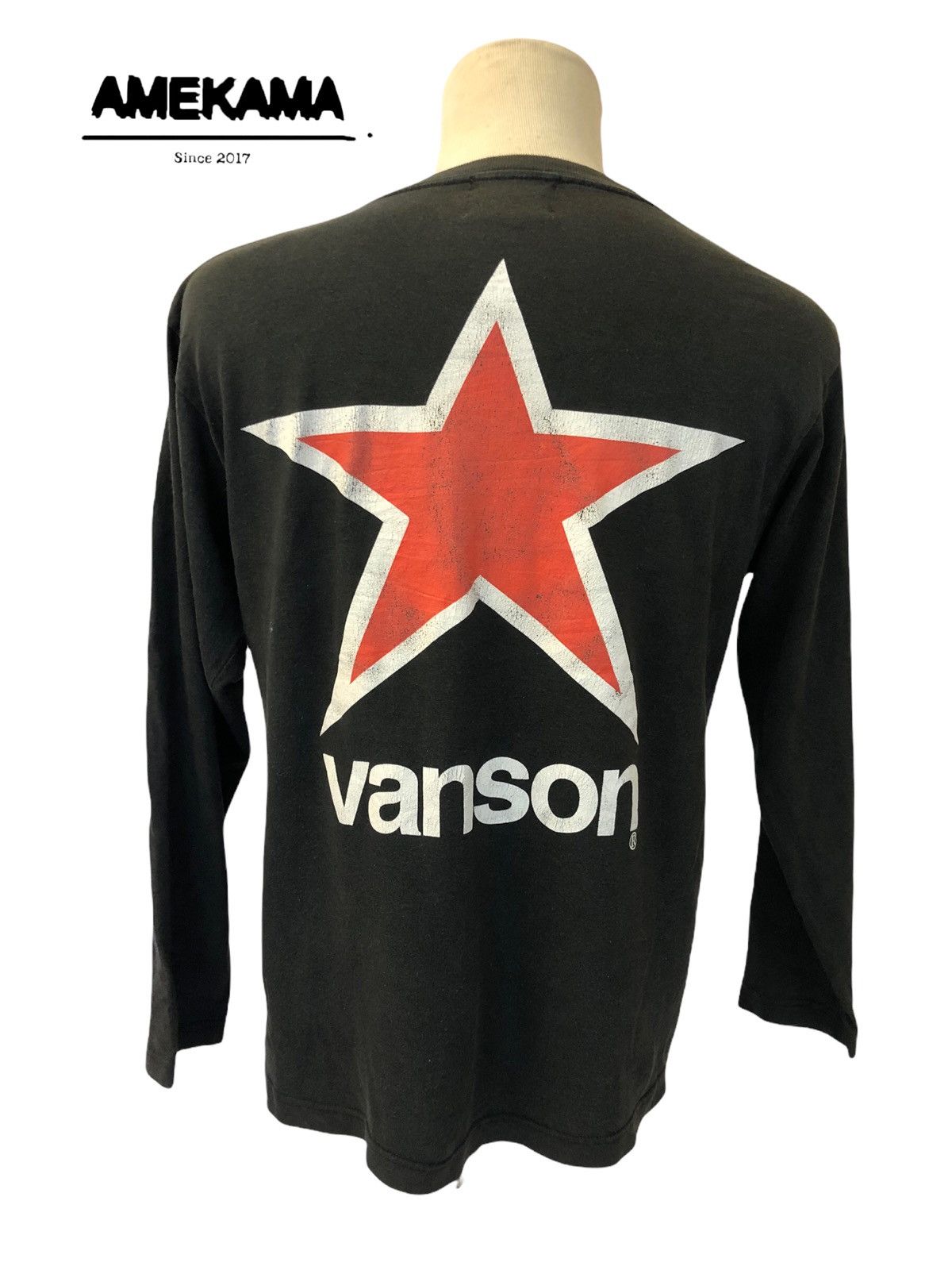 Vanson Leathers Vintage Vanson Leather Big Logo Longsleeve shirts Size US M / EU 48-50 / 2 - 1 Thumbnail