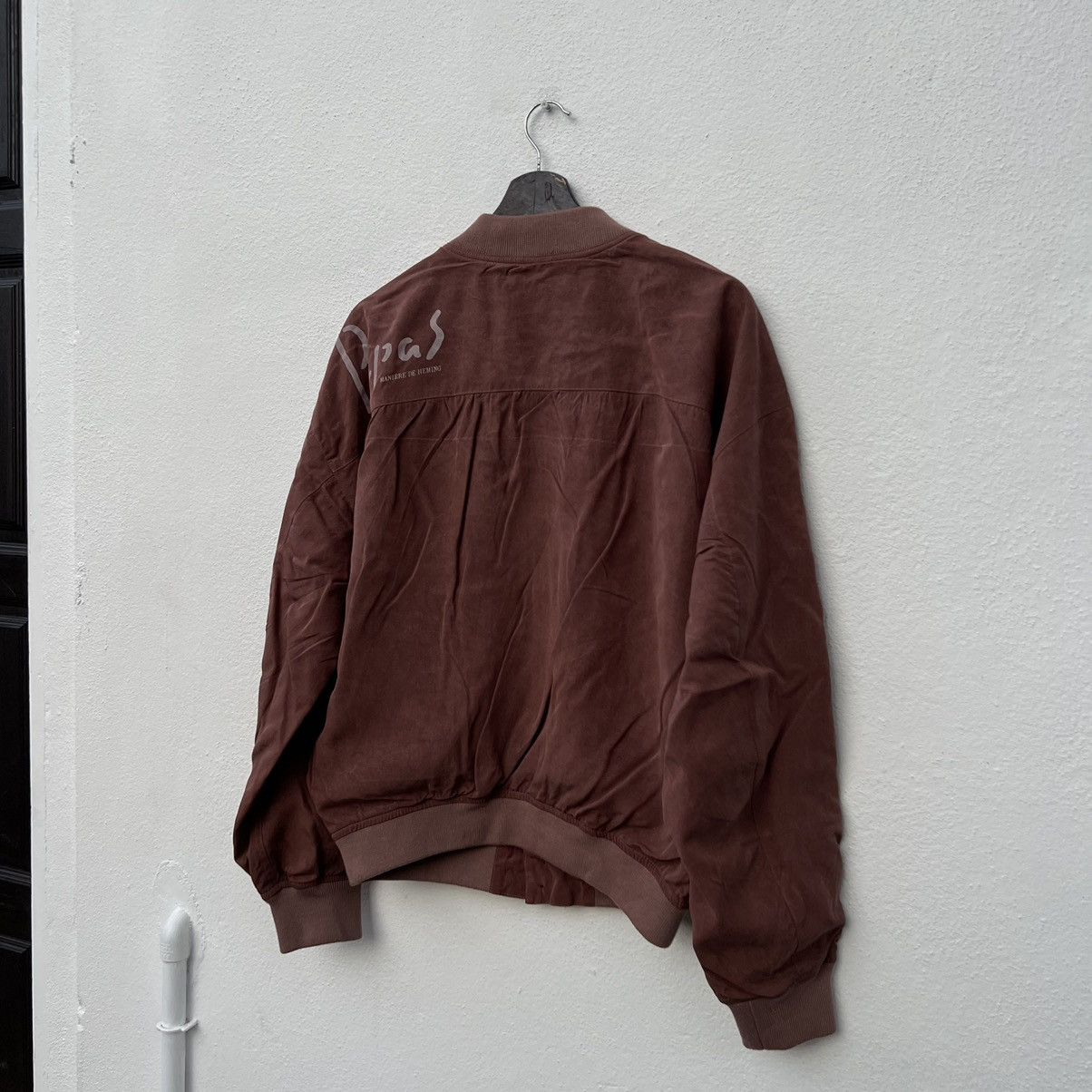 Japanese Brand VINTAGE BOMBER JACKET PAPAS JAPAN BIG LOGO STREETWEAR STYLE Size US M / EU 48-50 / 2 - 10 Thumbnail