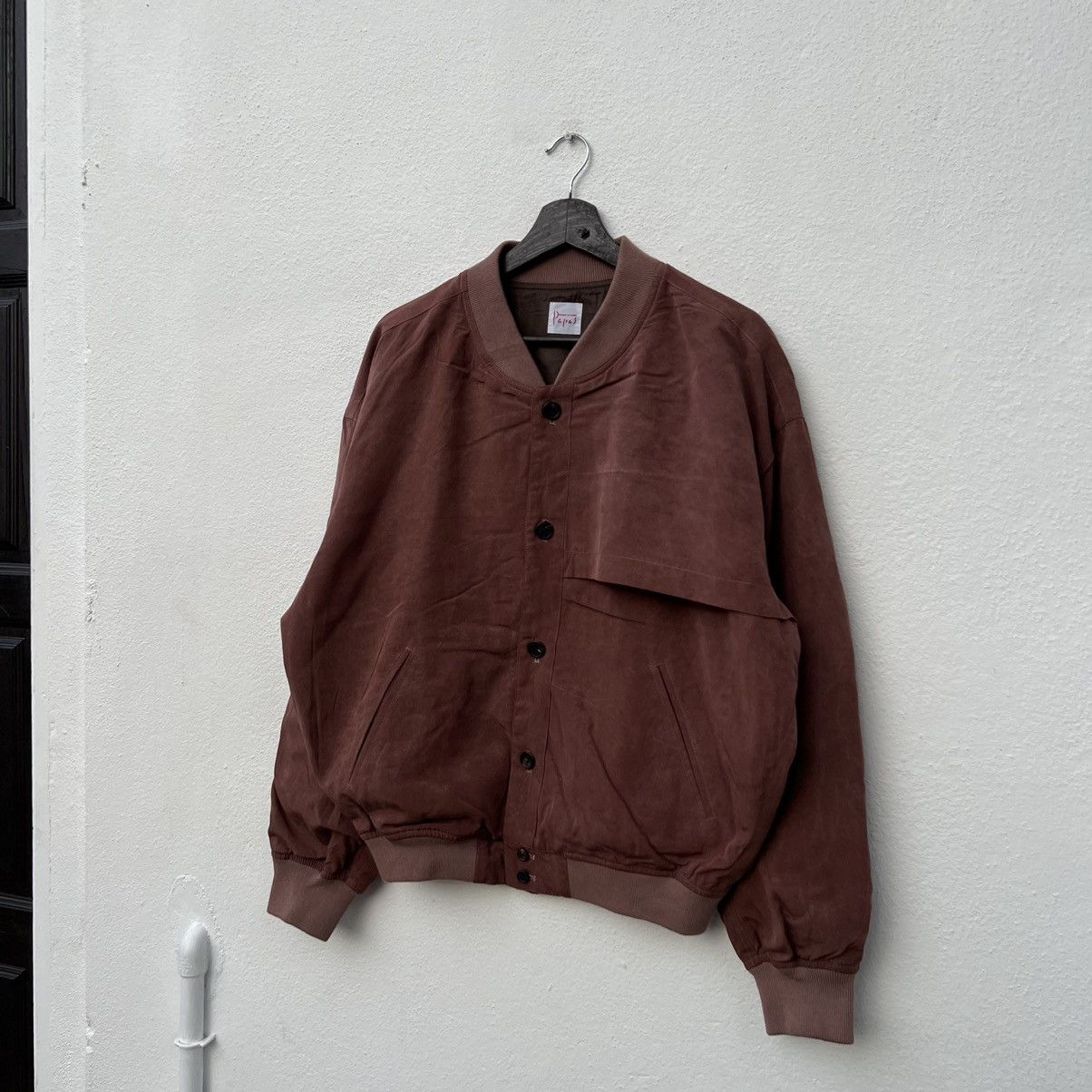 Japanese Brand VINTAGE BOMBER JACKET PAPAS JAPAN BIG LOGO STREETWEAR STYLE Size US M / EU 48-50 / 2 - 2 Thumbnail