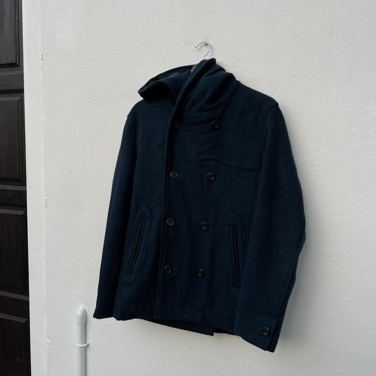 Japanese Brand RARE WOOL JACKET DOUBLE BREAST HAMNETT Size US L / EU 52-54 / 3 - 2 Thumbnail