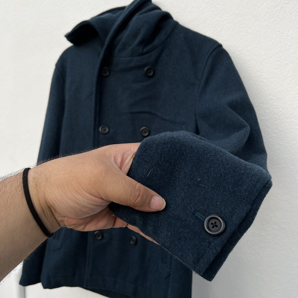 Japanese Brand RARE WOOL JACKET DOUBLE BREAST HAMNETT Size US L / EU 52-54 / 3 - 6 Thumbnail