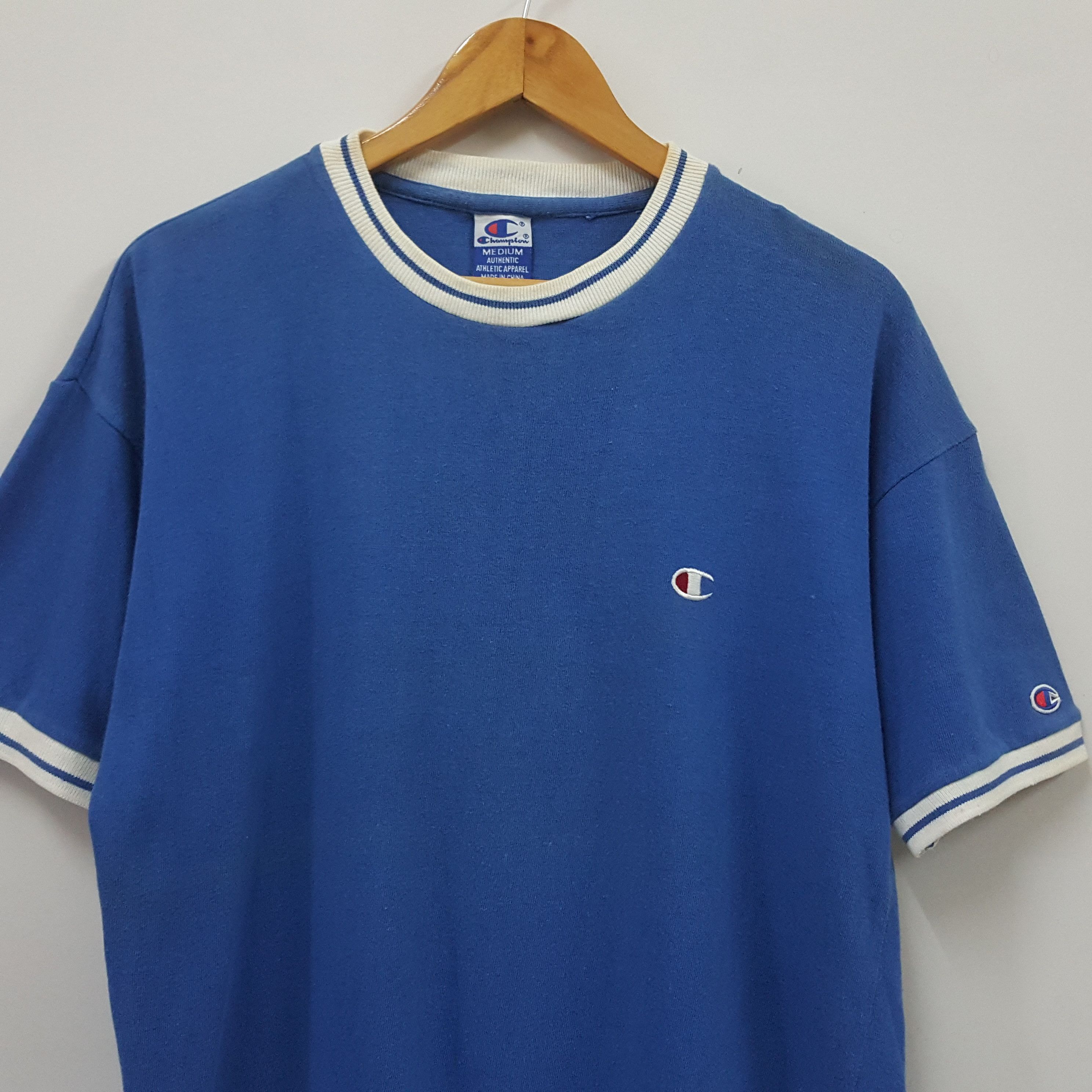 Champion × Vintage Vintage CHAMPION nice design t-shirt Size US L / EU 52-54 / 3 - 4 Thumbnail