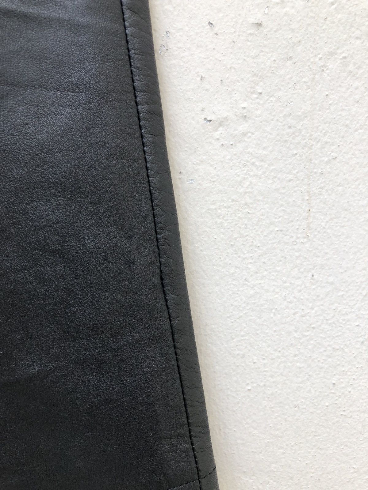 Leather Vintage 80s JUN Japan Baggy Leather Trouser Pant Size US 26 / EU 42 - 21 Thumbnail