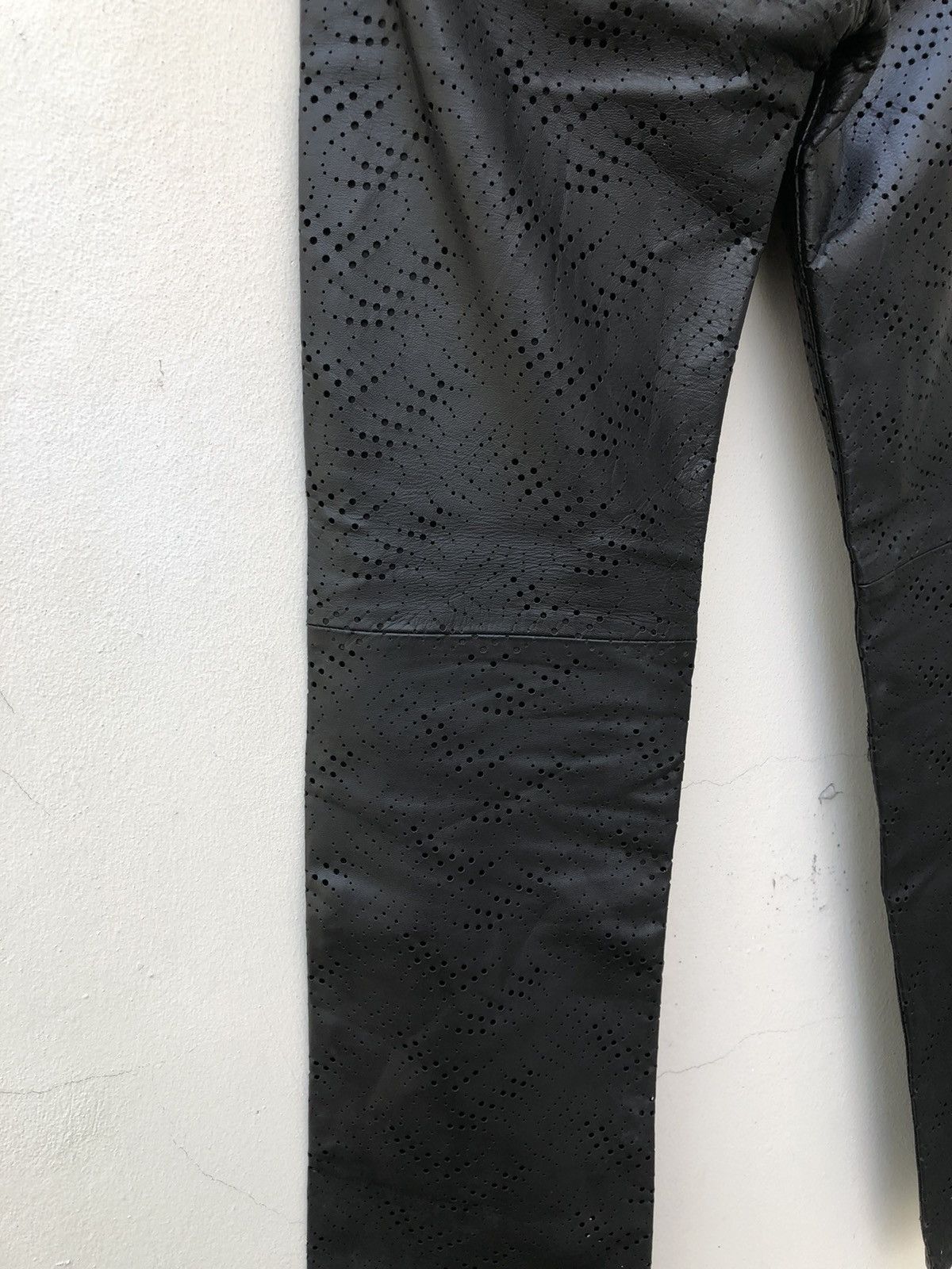 Leather Obelisk Made in Japan Black Horse Leather Pant Size US 29 - 19 Thumbnail