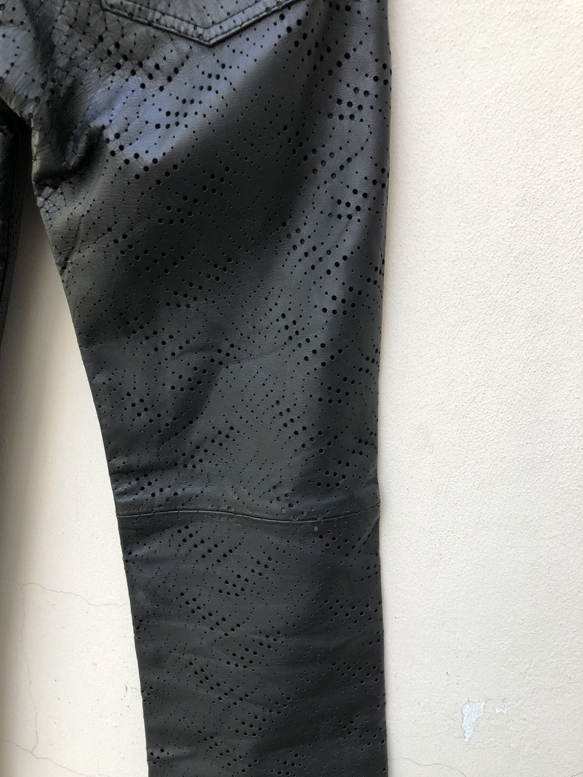 Leather Obelisk Made in Japan Black Horse Leather Pant Size US 29 - 23 Thumbnail