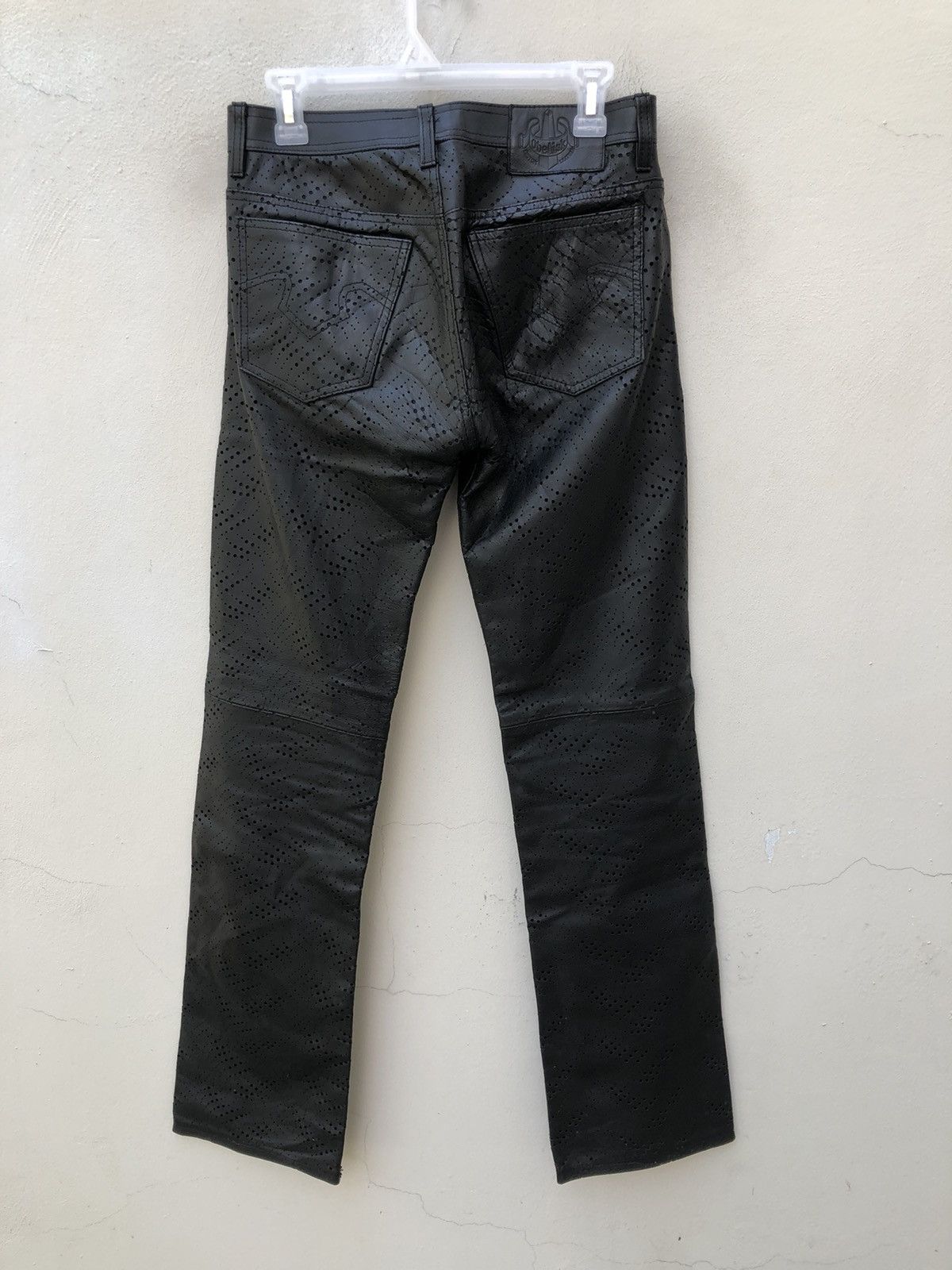 Leather Obelisk Made in Japan Black Horse Leather Pant Size US 29 - 17 Thumbnail