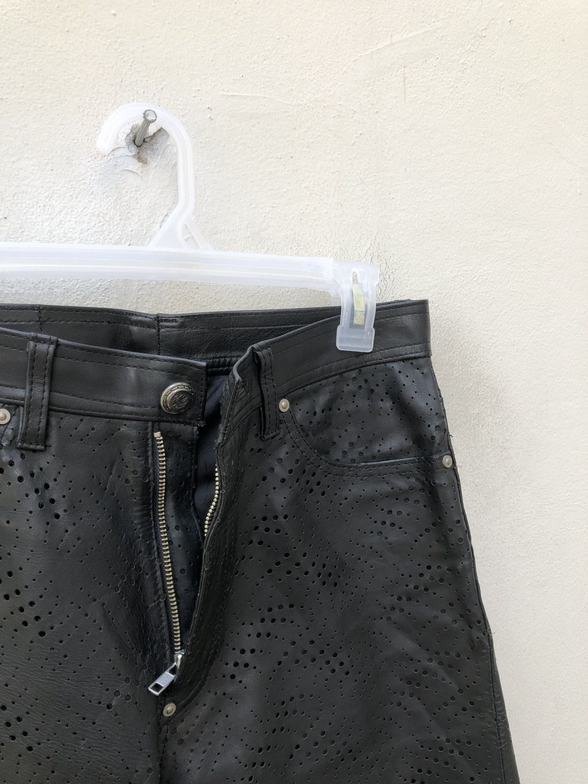 Leather Obelisk Made in Japan Black Horse Leather Pant Size US 29 - 9 Thumbnail
