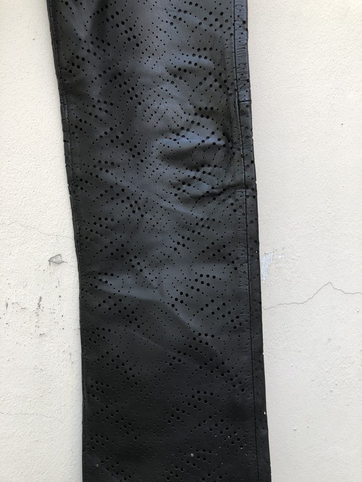 Leather Obelisk Made in Japan Black Horse Leather Pant Size US 29 - 15 Thumbnail