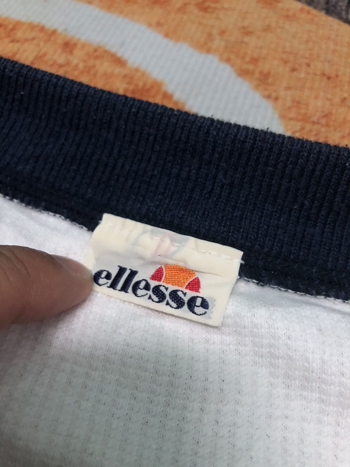 Ellesse × Japanese Brand × Vintage VINTAGE ELLESSE STRIPES MONOGRAM SWEATSHIRT Size US M / EU 48-50 / 2 - 4 Thumbnail