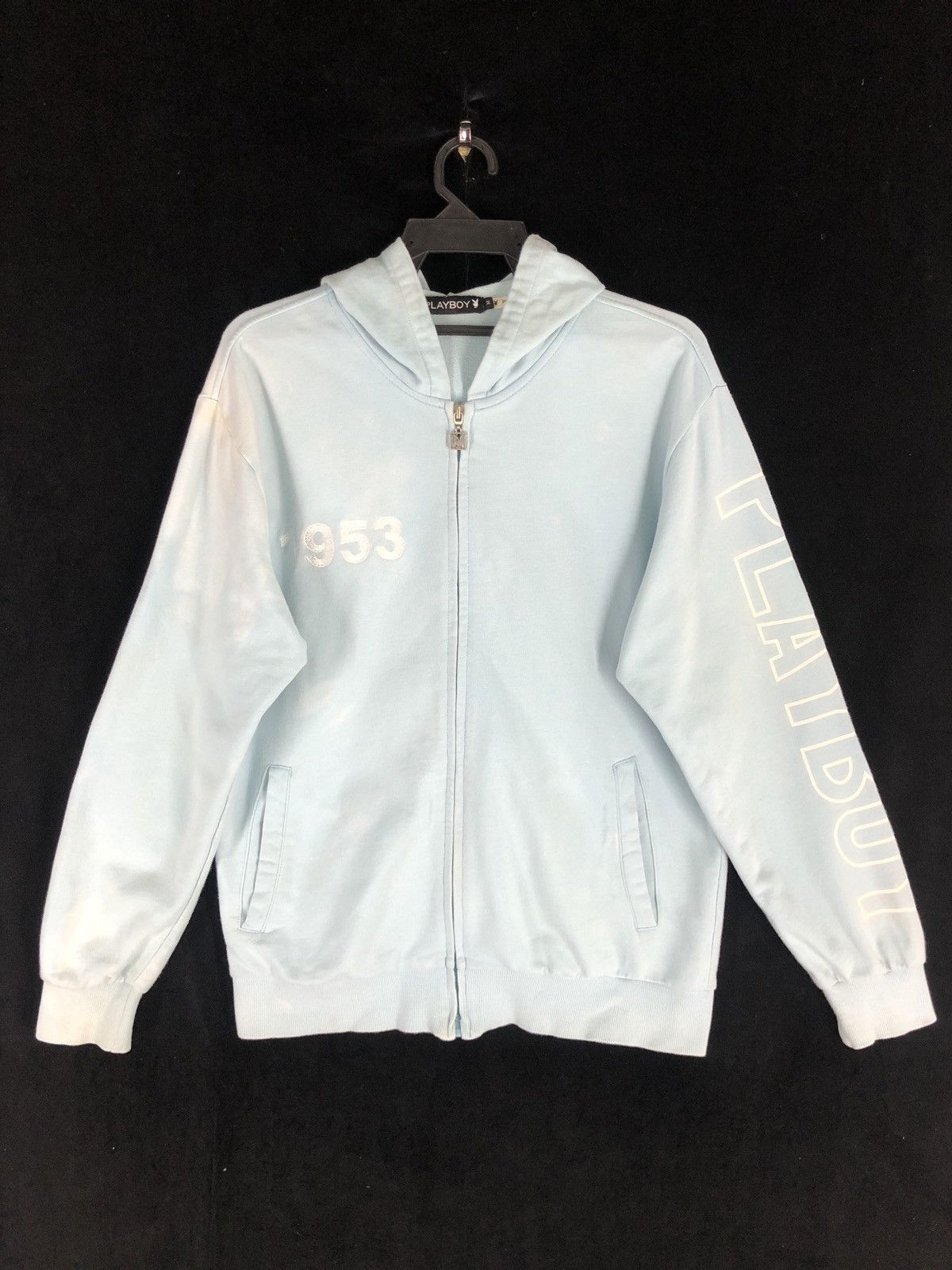 Playboy × Vintage Playboy Sweatshirt 1953 Big Logo Hoodies Pullover Size US M / EU 48-50 / 2 - 2 Thumbnail