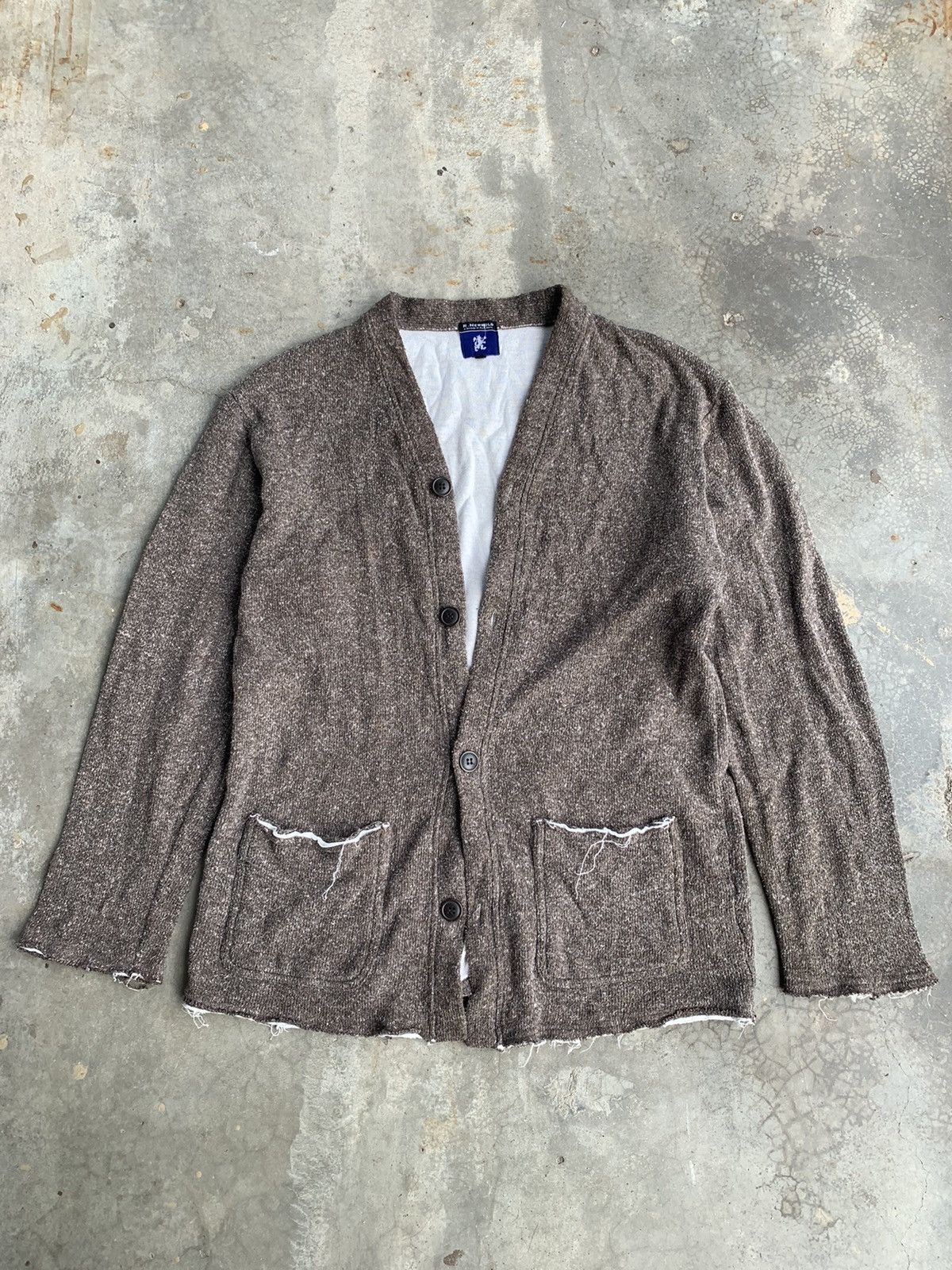 R.Newbold Made In Japan R Newbold Distressed Cardigan Jacket Size US M / EU 48-50 / 2 - 1 Thumbnail