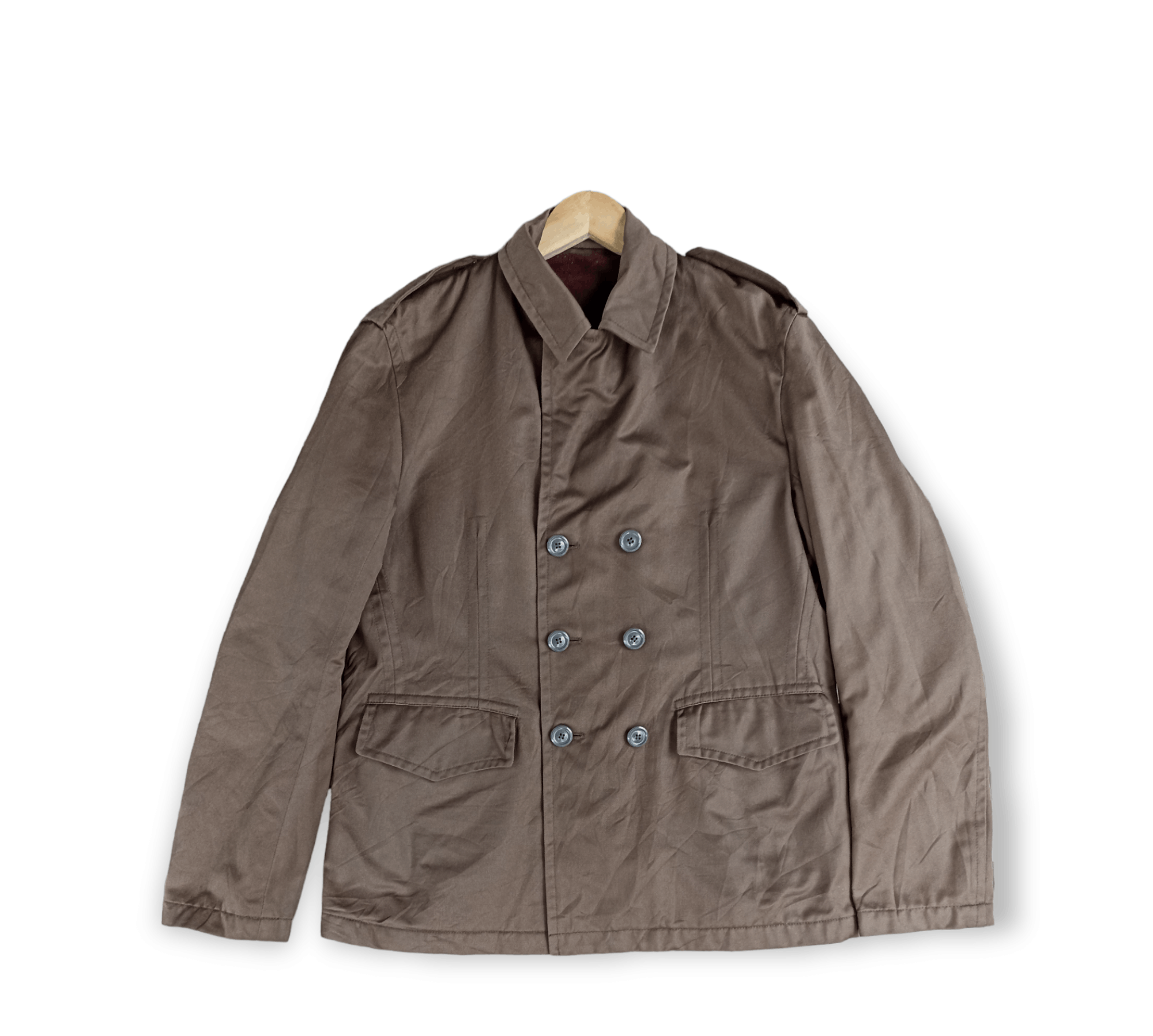 image of Uniqlo Military Style Jacket in Brown, Men's (Size Medium)
