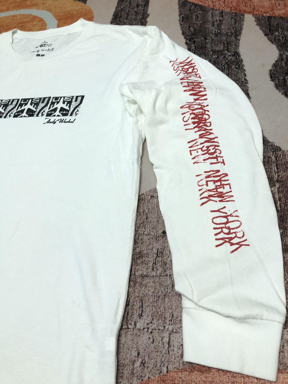 Andy Warhol × Uniqlo × Vintage VINTAGE ANDY WARHOL x UNIQLO VISIT NEW YORK VISUAL ART SHIRT Size US M / EU 48-50 / 2 - 2 Thumbnail
