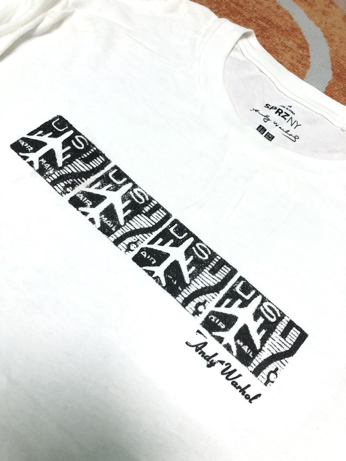 Andy Warhol × Uniqlo × Vintage VINTAGE ANDY WARHOL x UNIQLO VISIT NEW YORK VISUAL ART SHIRT Size US M / EU 48-50 / 2 - 4 Thumbnail