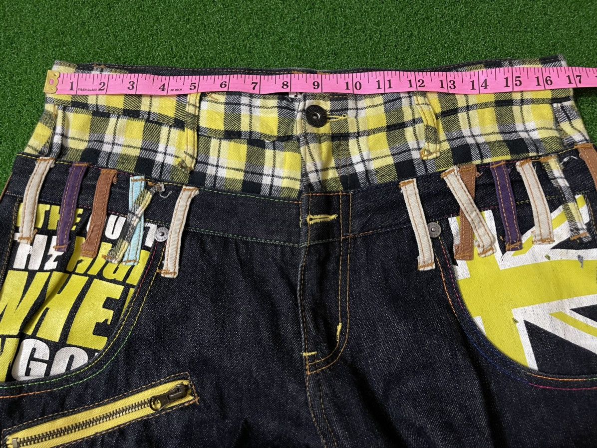 Designer × Japanese Brand Japanese Brand Nylaus Clothing Double Waist Denim Jeans Size US 33 - 8 Thumbnail