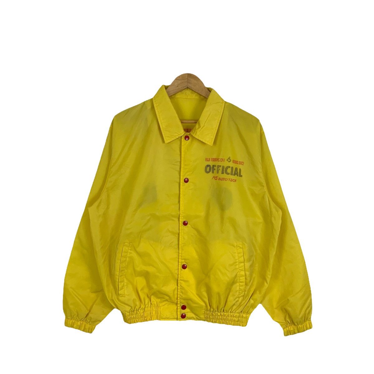 Japanese Brand × Vintage Vintage FUJI Touring Car Hours Race Windbreaker Coach Jacket Size US L / EU 52-54 / 3 - 1 Thumbnail