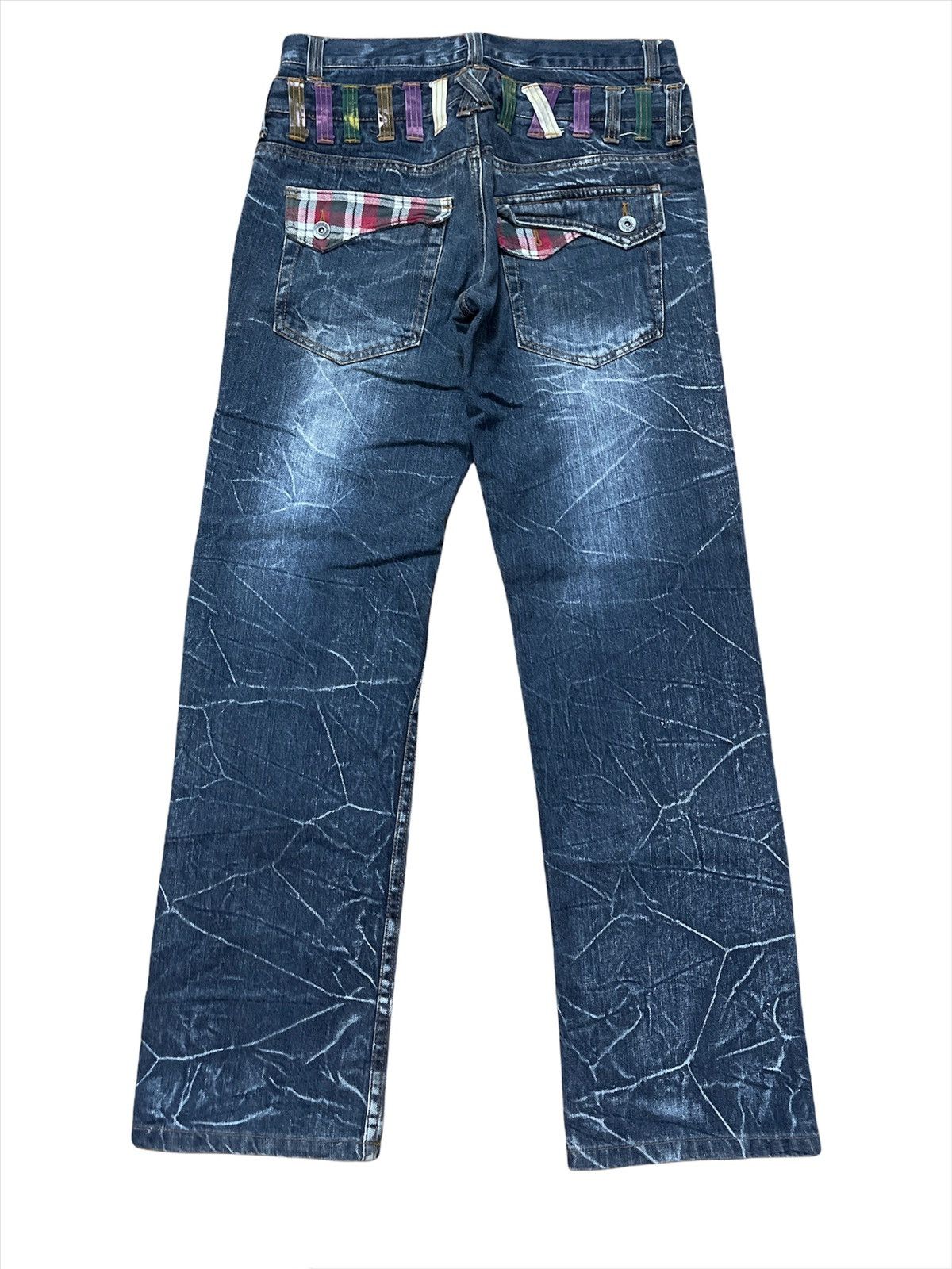Japanese Brand Nylaus Double Waist Denim Jeans