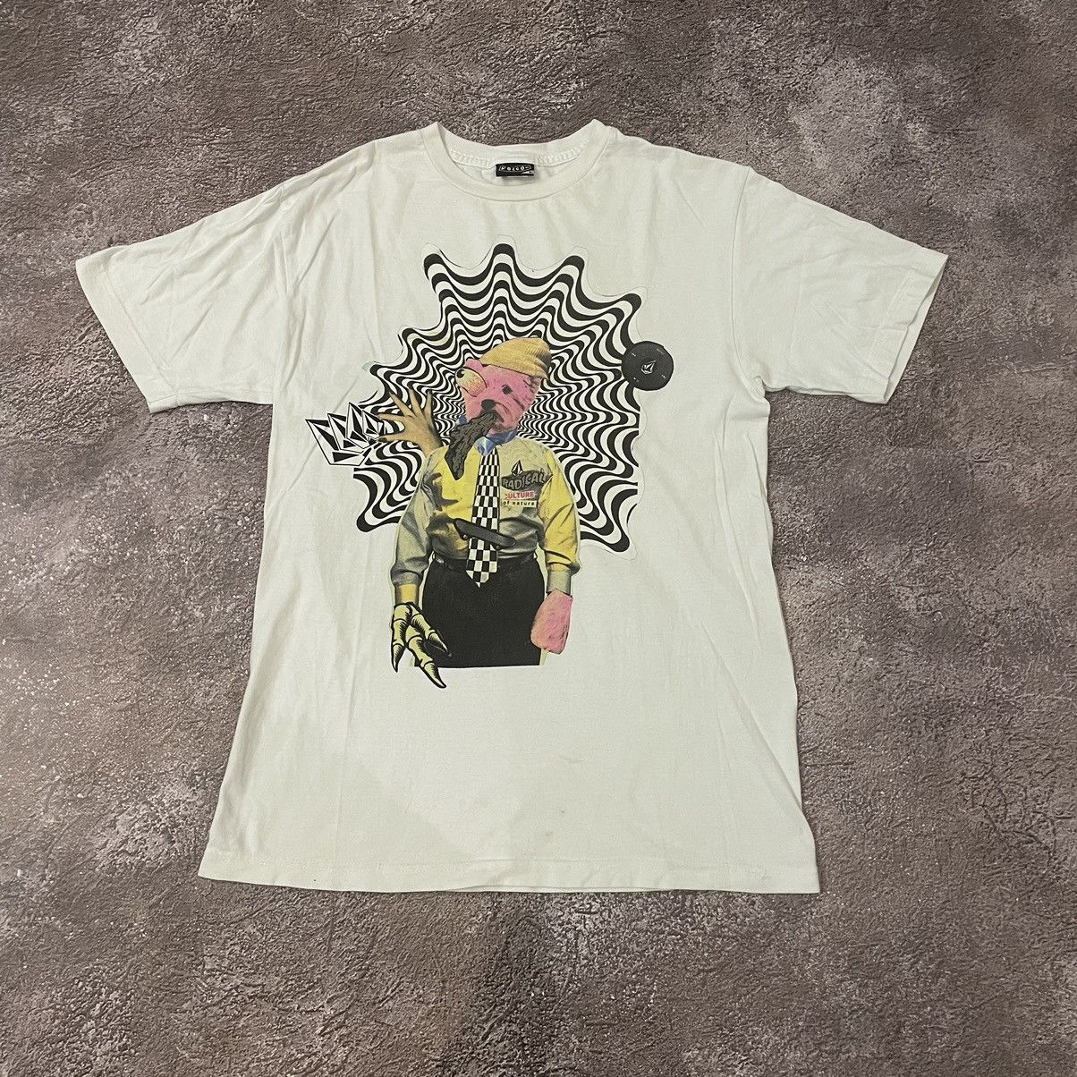 Vintage Vintage Y2K Graphic Tee Sun Faded Psychedelic Art Skate M Size US M / EU 48-50 / 2 - 2 Thumbnail