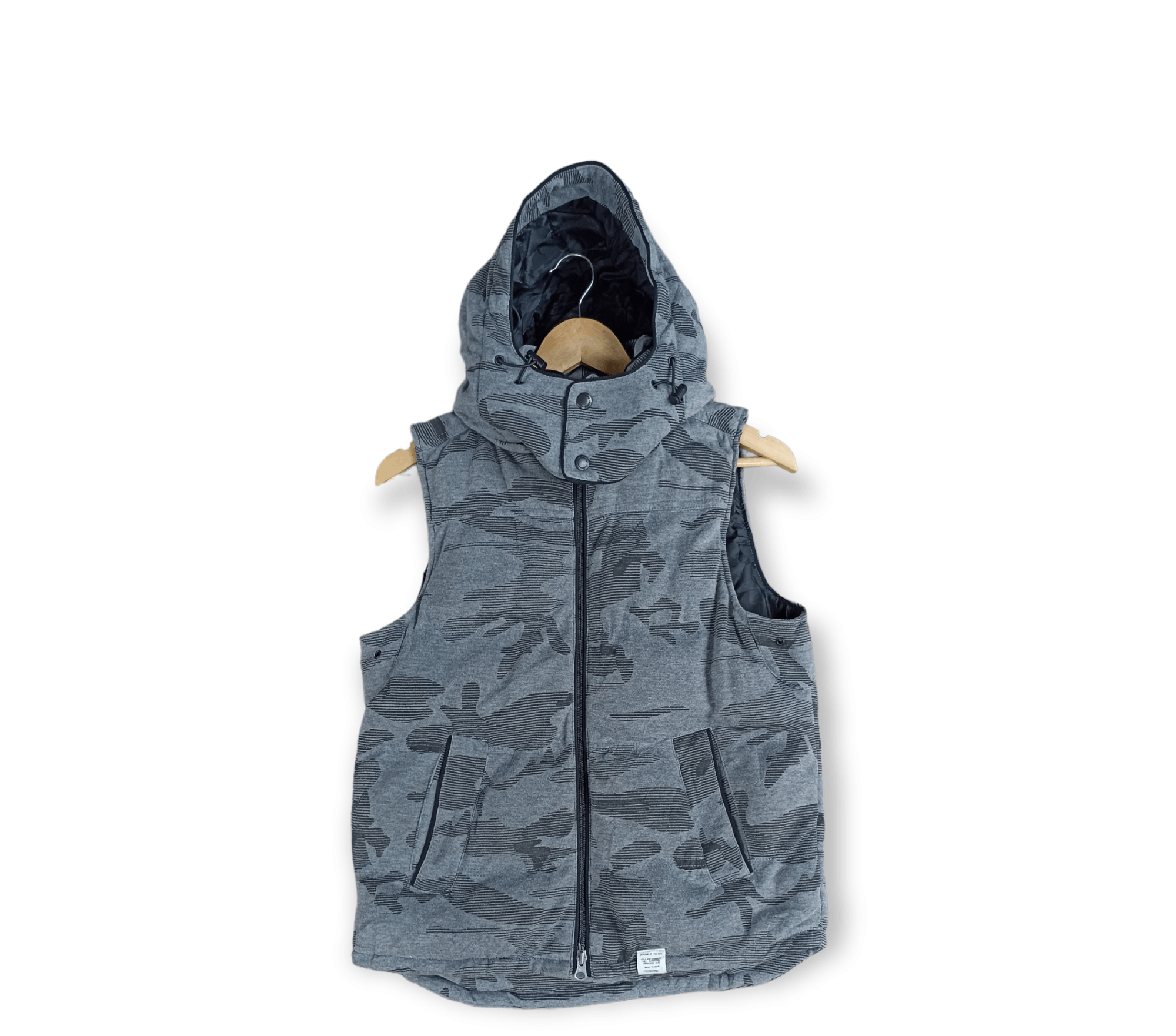 image of Designer Azul By Moussy Goose Down Jacket in Grey, Men's (Size Small)