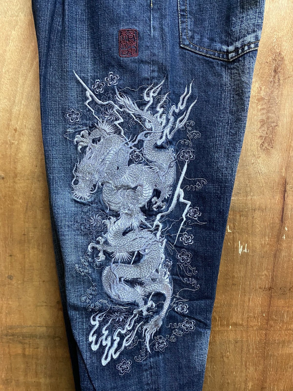 Hysteric Glamour × If Six Was Nine × Tornado Mart Japanese Karakuri Tamashi Dragon #76 Size US 32 / EU 48 - 6 Thumbnail