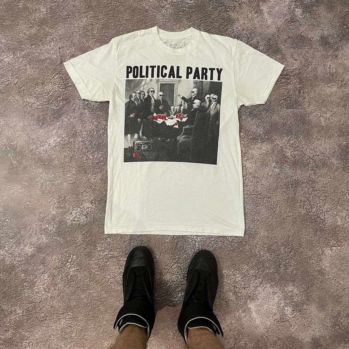 Vintage Vintage Y2K ADULT Tee Political Party Buymypiece M Size US M / EU 48-50 / 2 - 1 Thumbnail