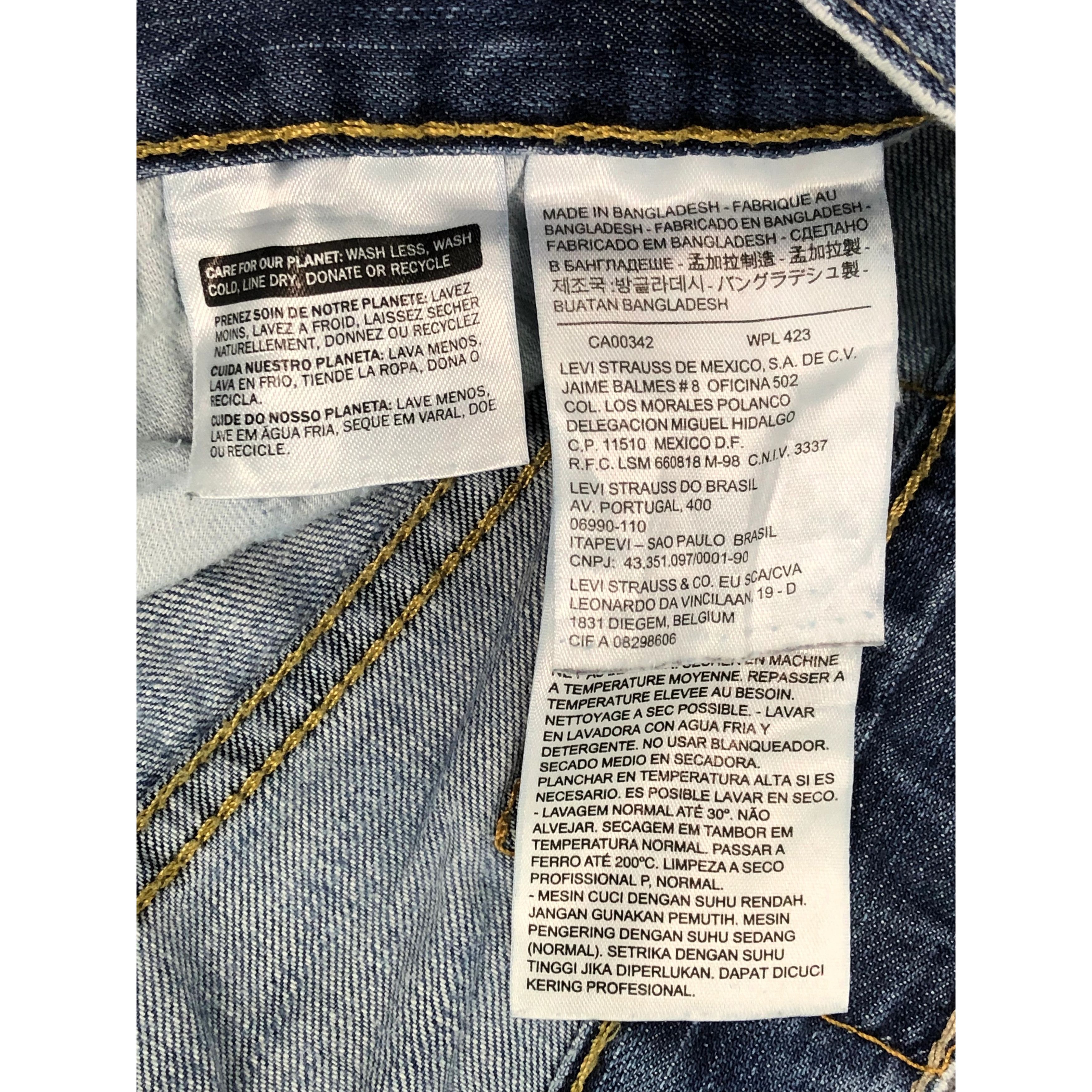 Levi's Vintage Levis 559 Denim Blue Jeans DP0292 Size US 34 / EU 50 - 8 Thumbnail