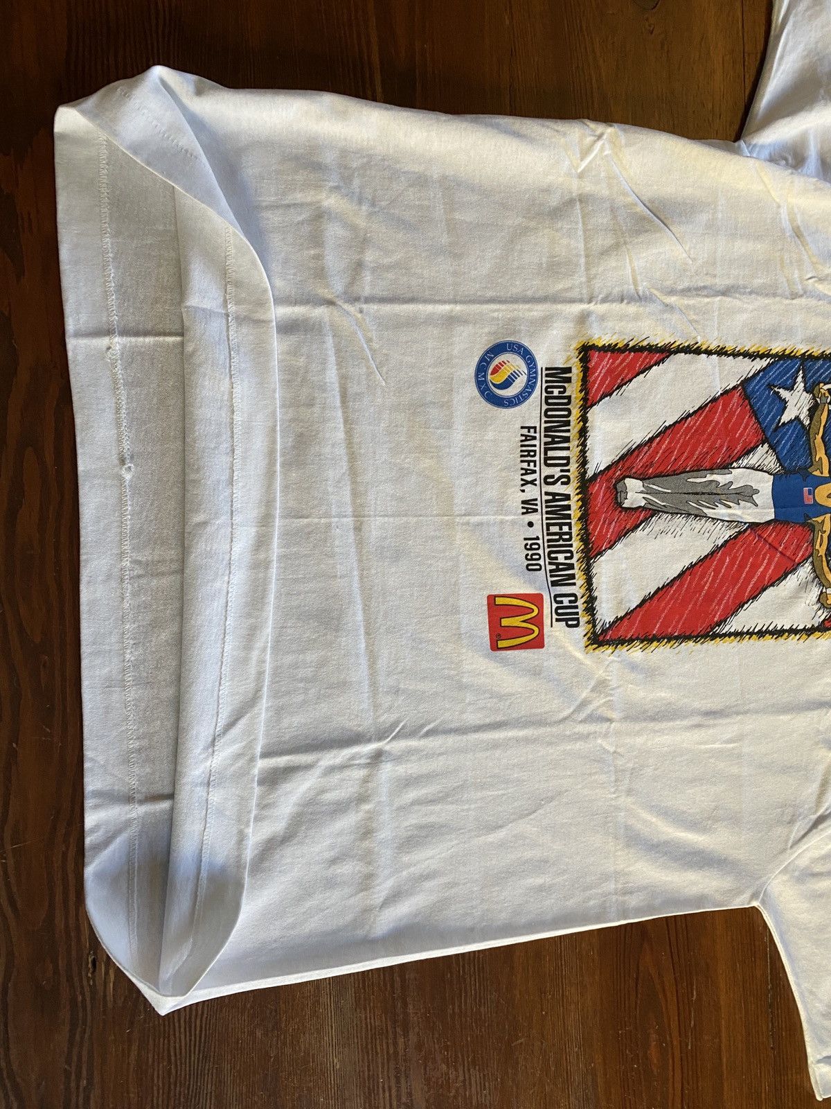 Vintage Vintage 1990 Gymnastics McDonald’s Cup Single Stitch Tee Size US XL / EU 56 / 4 - 6 Thumbnail