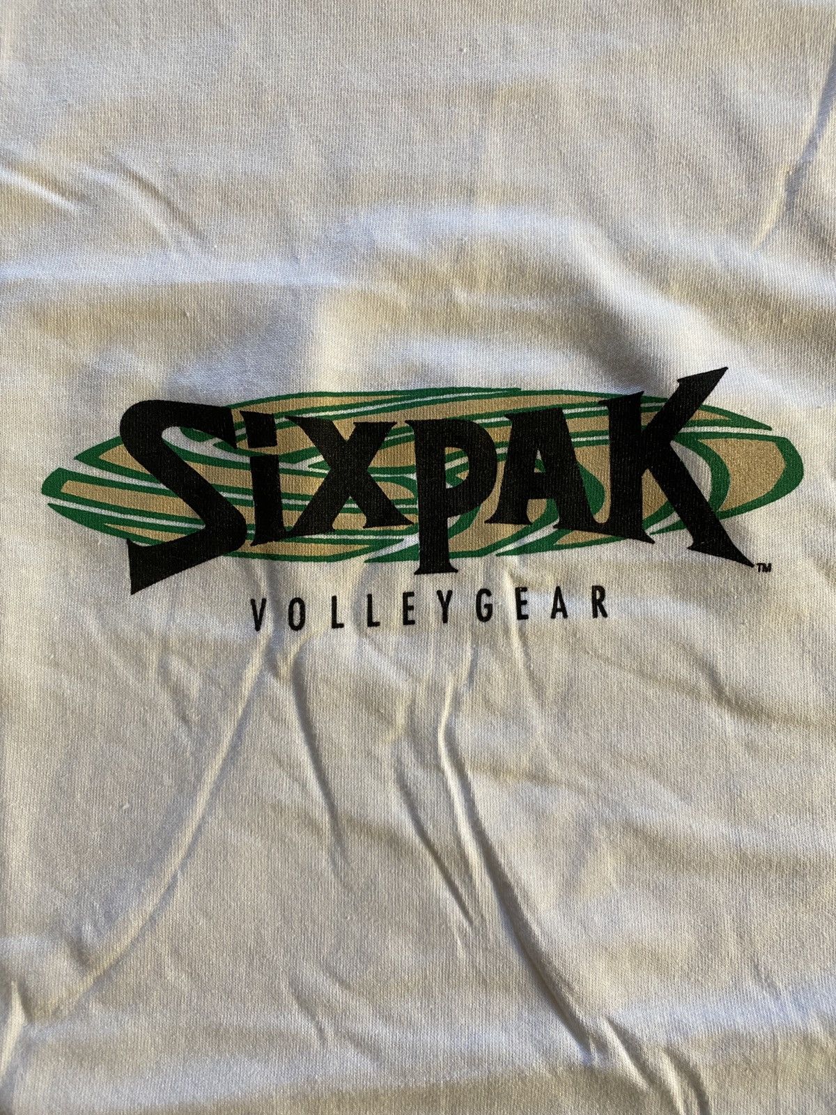 Hanes Vintage 90’s Six Pak VolleyGear Volleyball Single Stitch Tee Size US XL / EU 56 / 4 - 8 Thumbnail
