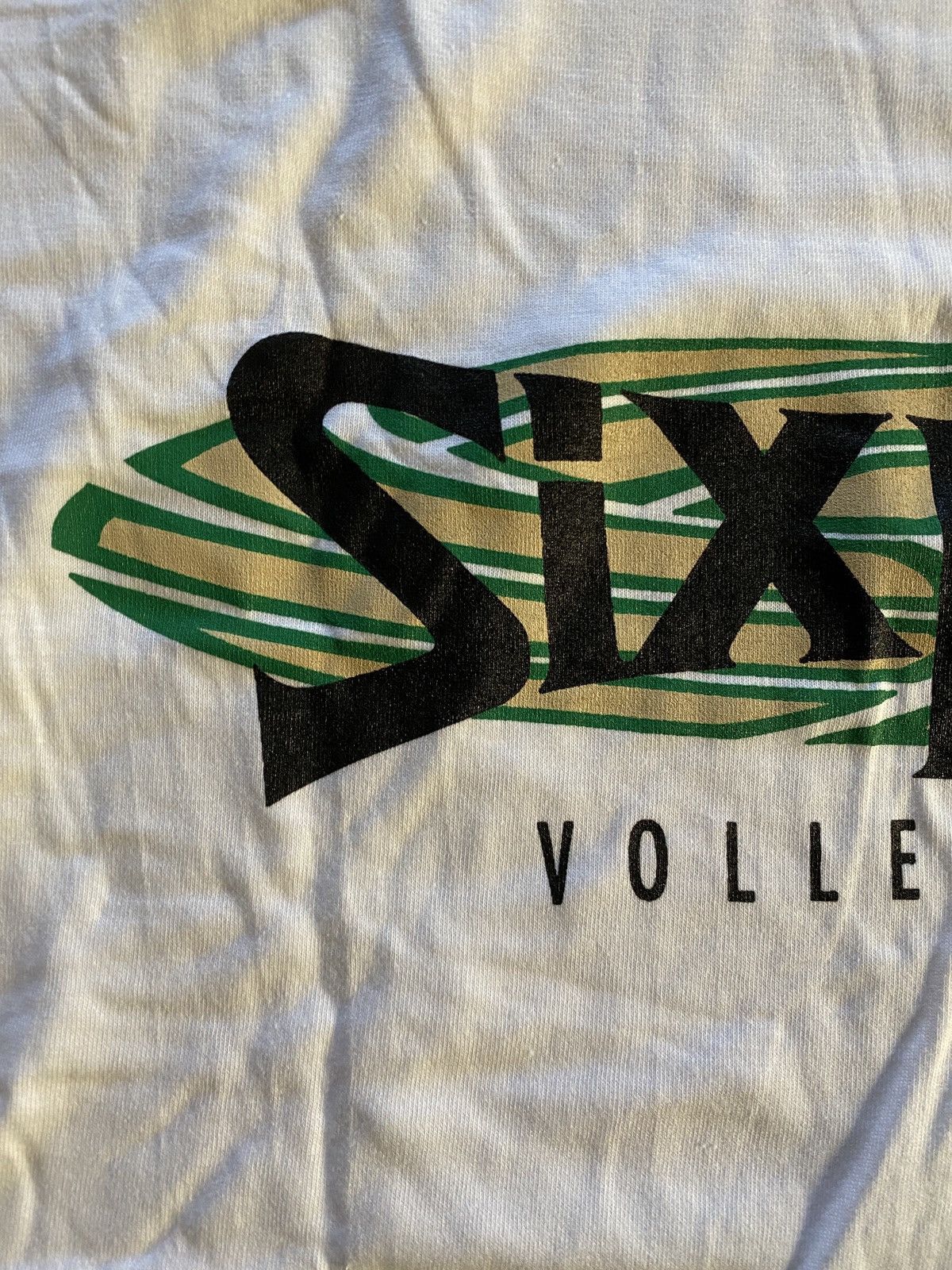 Hanes Vintage 90’s Six Pak VolleyGear Volleyball Single Stitch Tee Size US XL / EU 56 / 4 - 2 Thumbnail