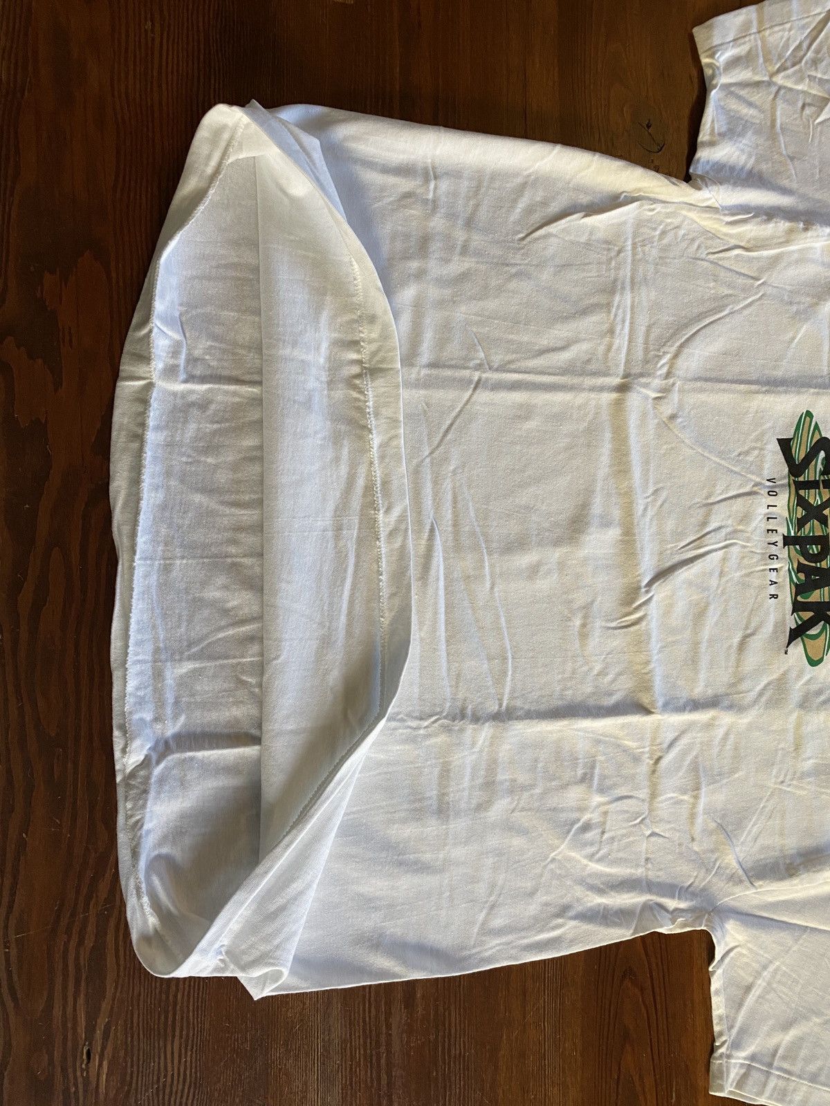Hanes Vintage 90’s Six Pak VolleyGear Volleyball Single Stitch Tee Size US XL / EU 56 / 4 - 12 Thumbnail