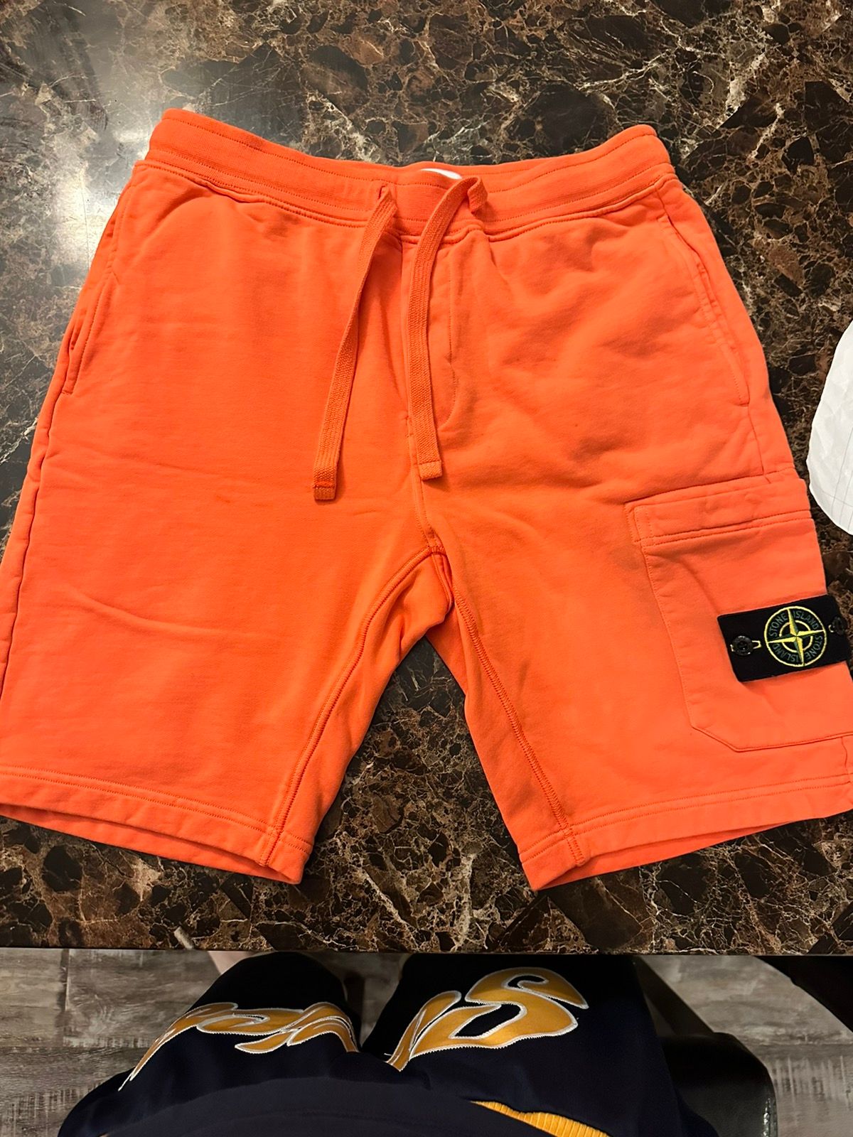 Pre-owned Stone Island Shorts In Orange