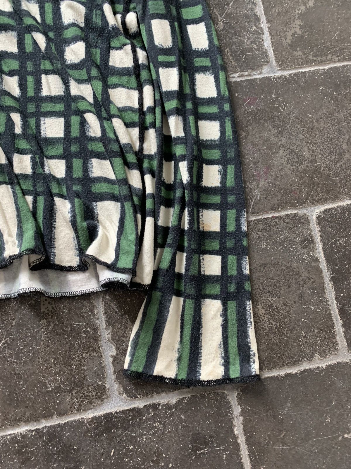 Jean Paul Gaultier × Vintage Vintage Jean Paul Gaultier Printed Plaid Shirt Homme Japan Size US S / EU 44-46 / 1 - 5 Thumbnail