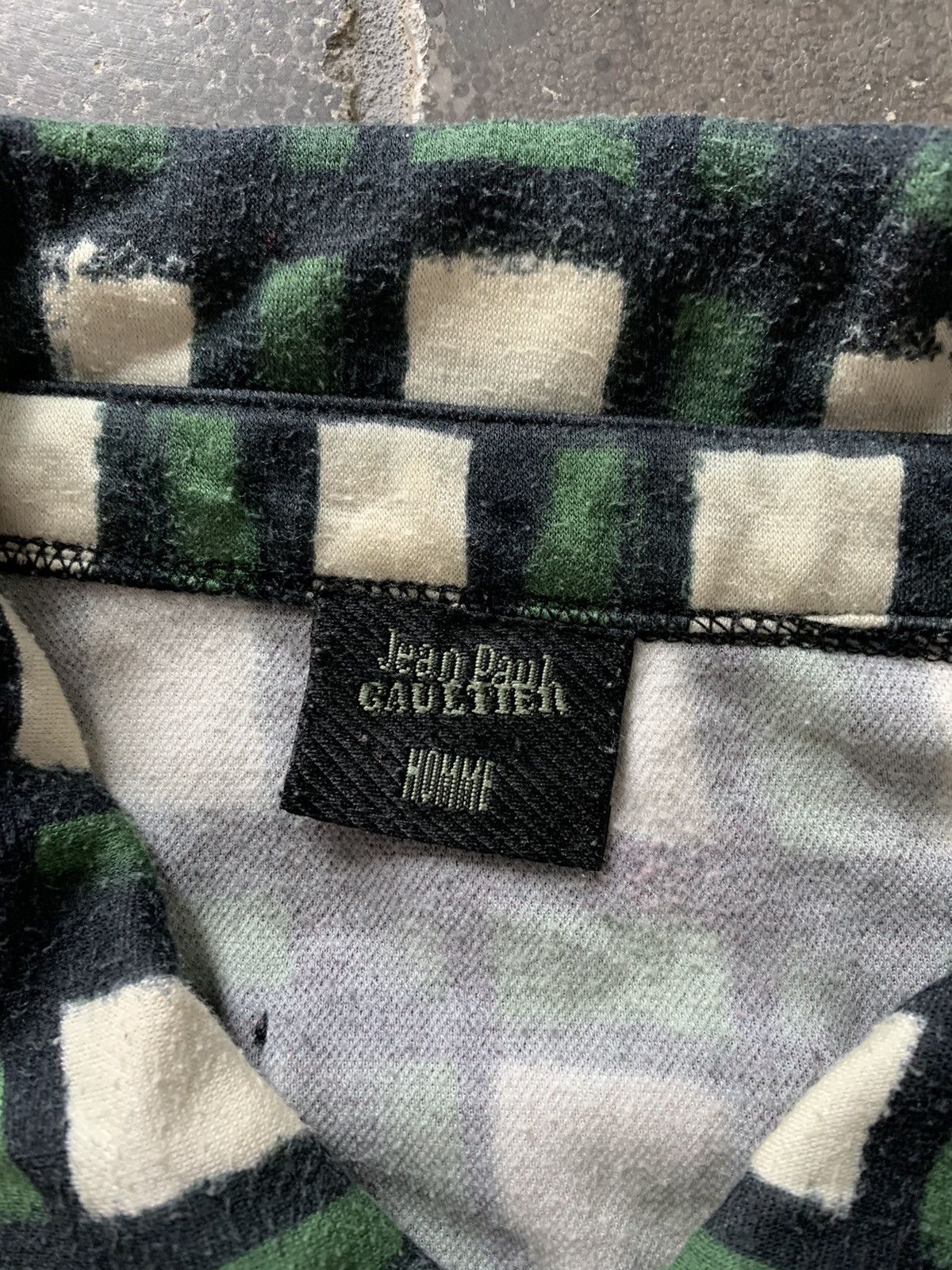 Jean Paul Gaultier × Vintage Vintage Jean Paul Gaultier Printed Plaid Shirt Homme Japan Size US S / EU 44-46 / 1 - 6 Thumbnail