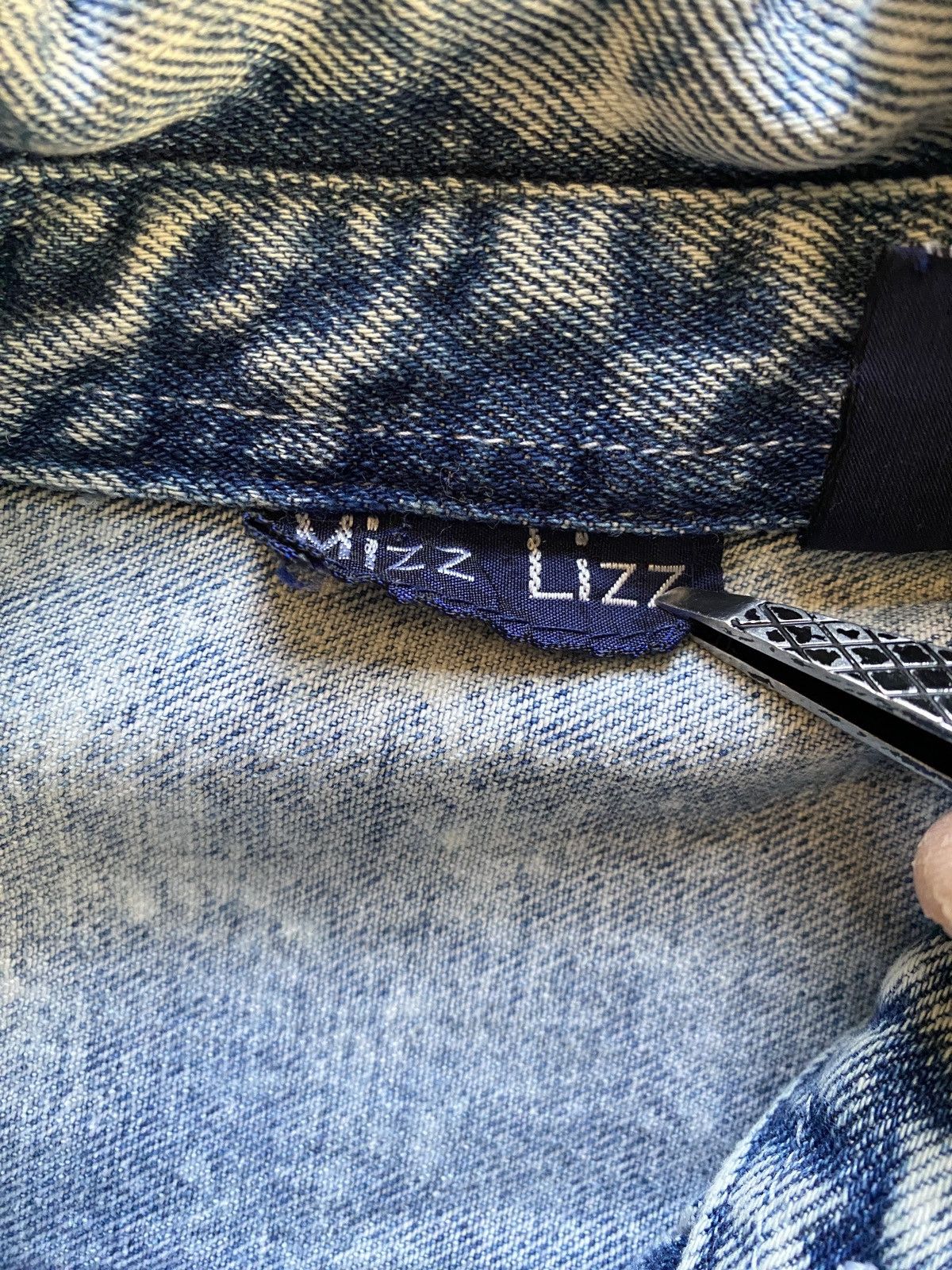 Vintage Vintage 80’s Acid Wash Women’s Long Sleeve Denim Button Up Size L / US 10 / IT 46 - 6 Thumbnail