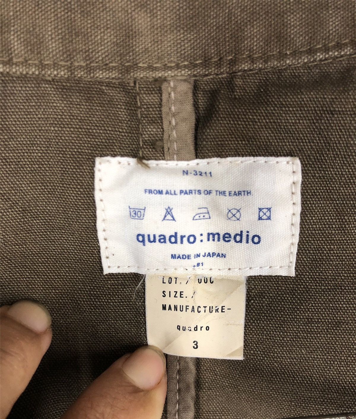 Japanese Brand Japanese brands Medio Quadro jacket Size US L / EU 52-54 / 3 - 10 Thumbnail