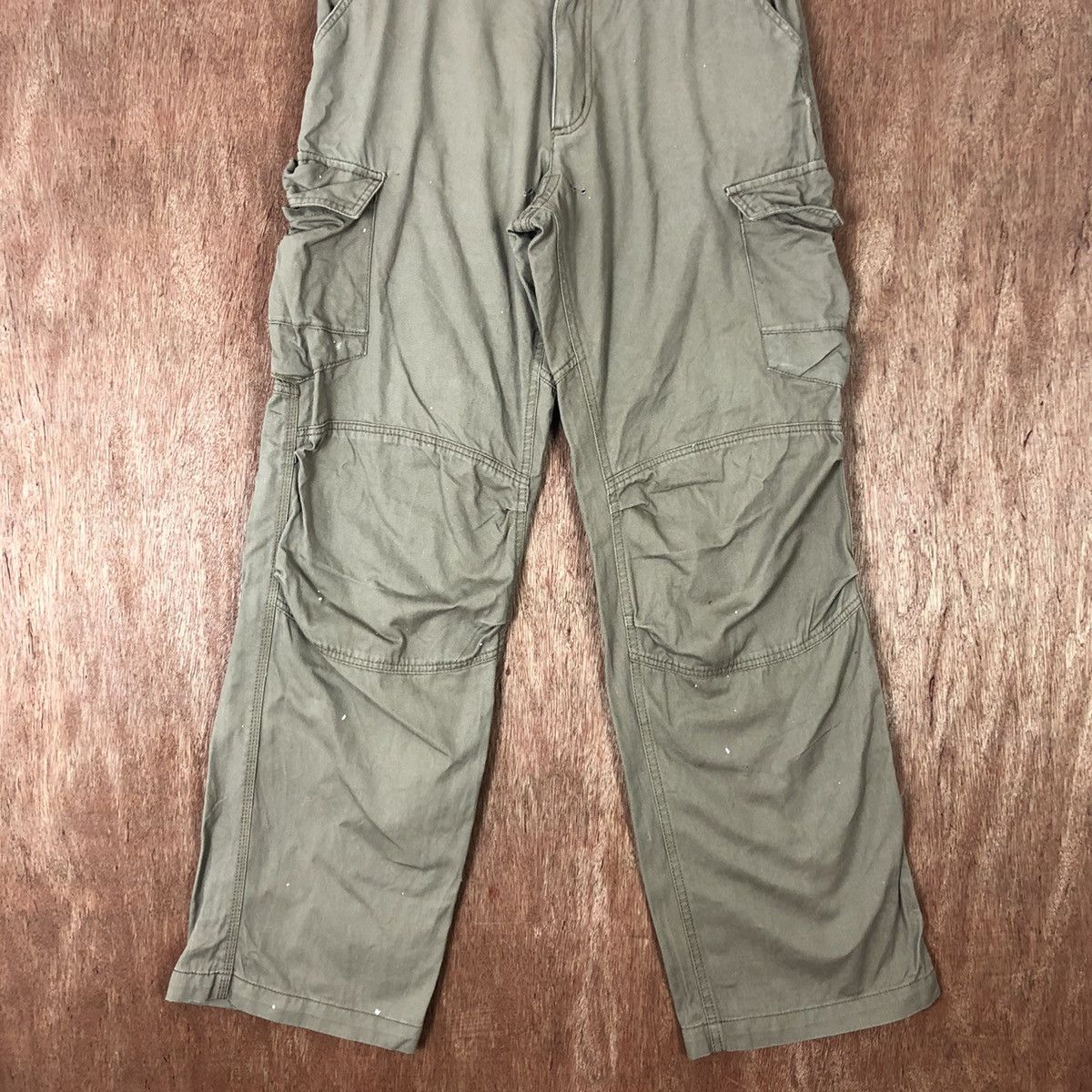 Japanese Brand DLL The Tough Brown Multipocket Cargo Pants #C1116 Size US 28 / EU 44 - 3 Thumbnail