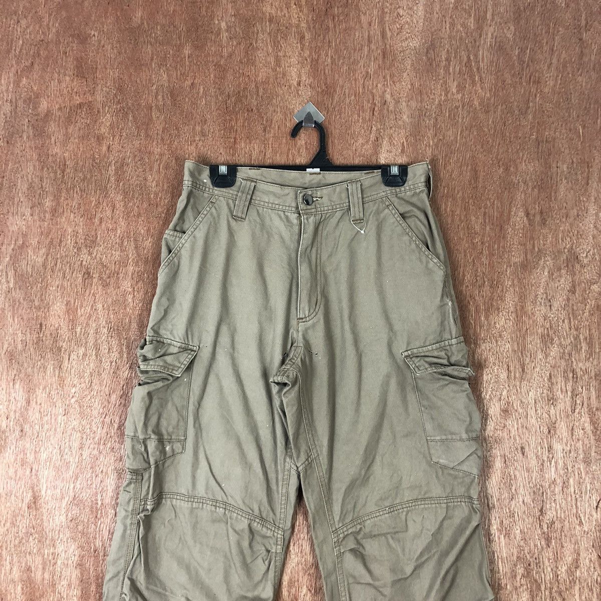 Japanese Brand DLL The Tough Brown Multipocket Cargo Pants #C1116 Size US 28 / EU 44 - 2 Thumbnail